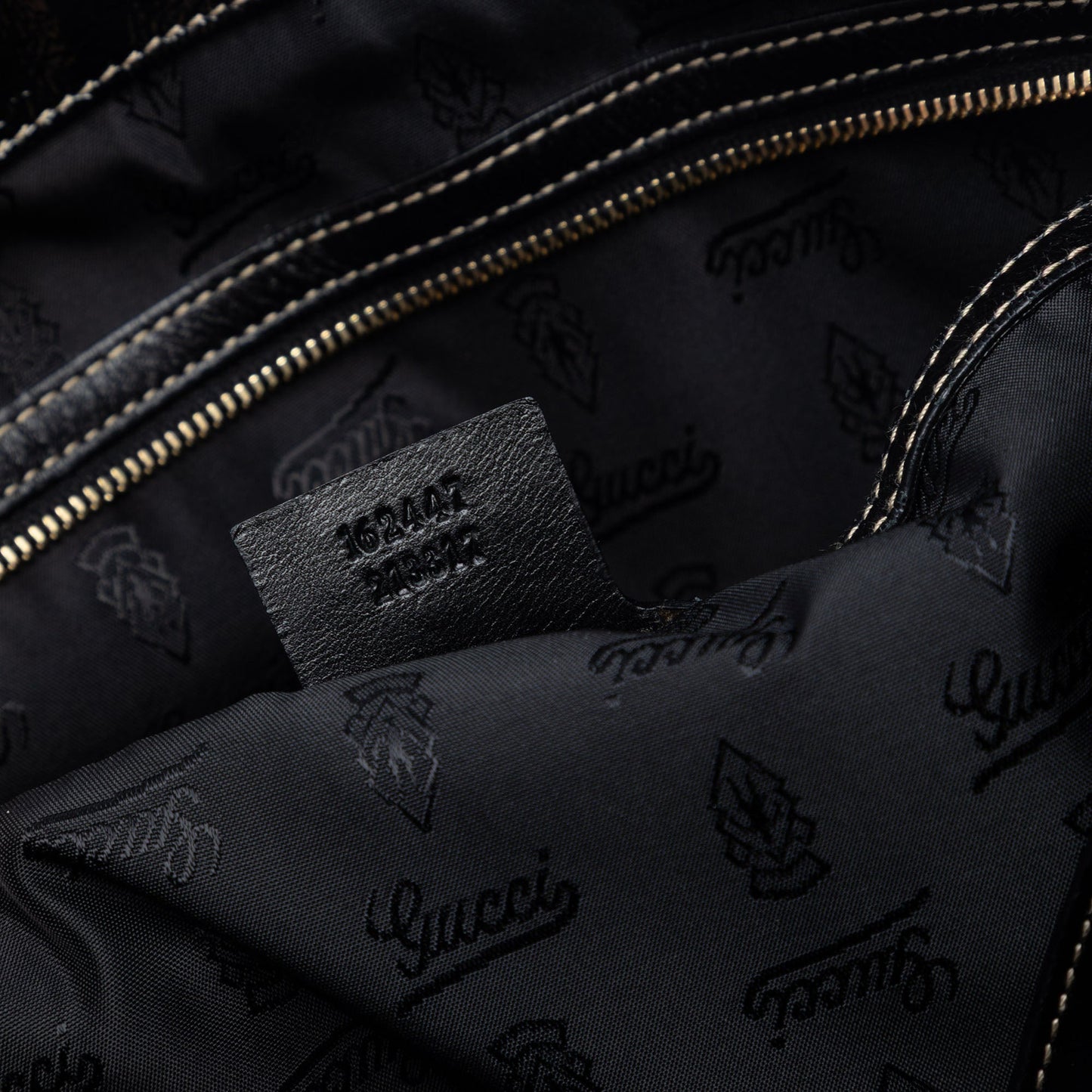Gucci Patent Dialux Britt Web Tote