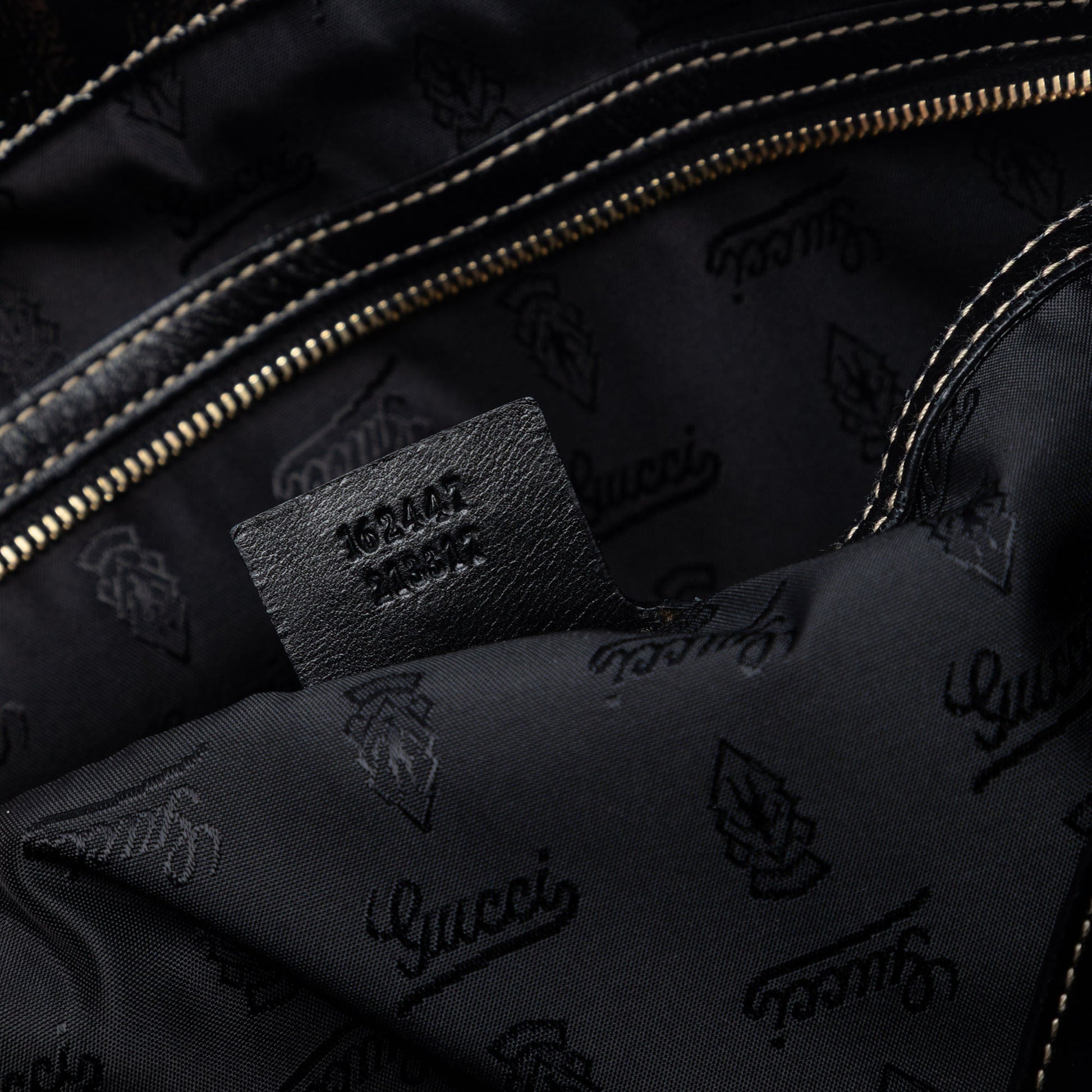 Gucci Patent Dialux Britt Web Tote