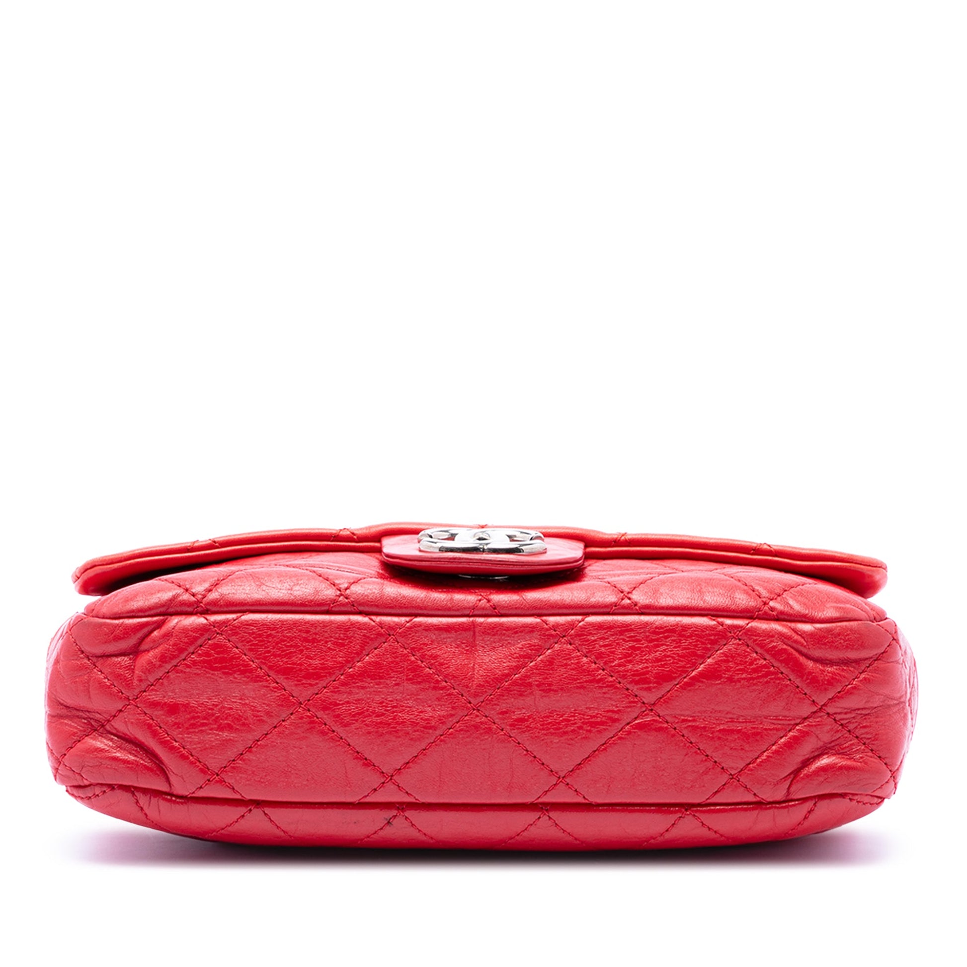 Chanel Medium Bicolor Lambskin and Calfskin CC Chain Flap