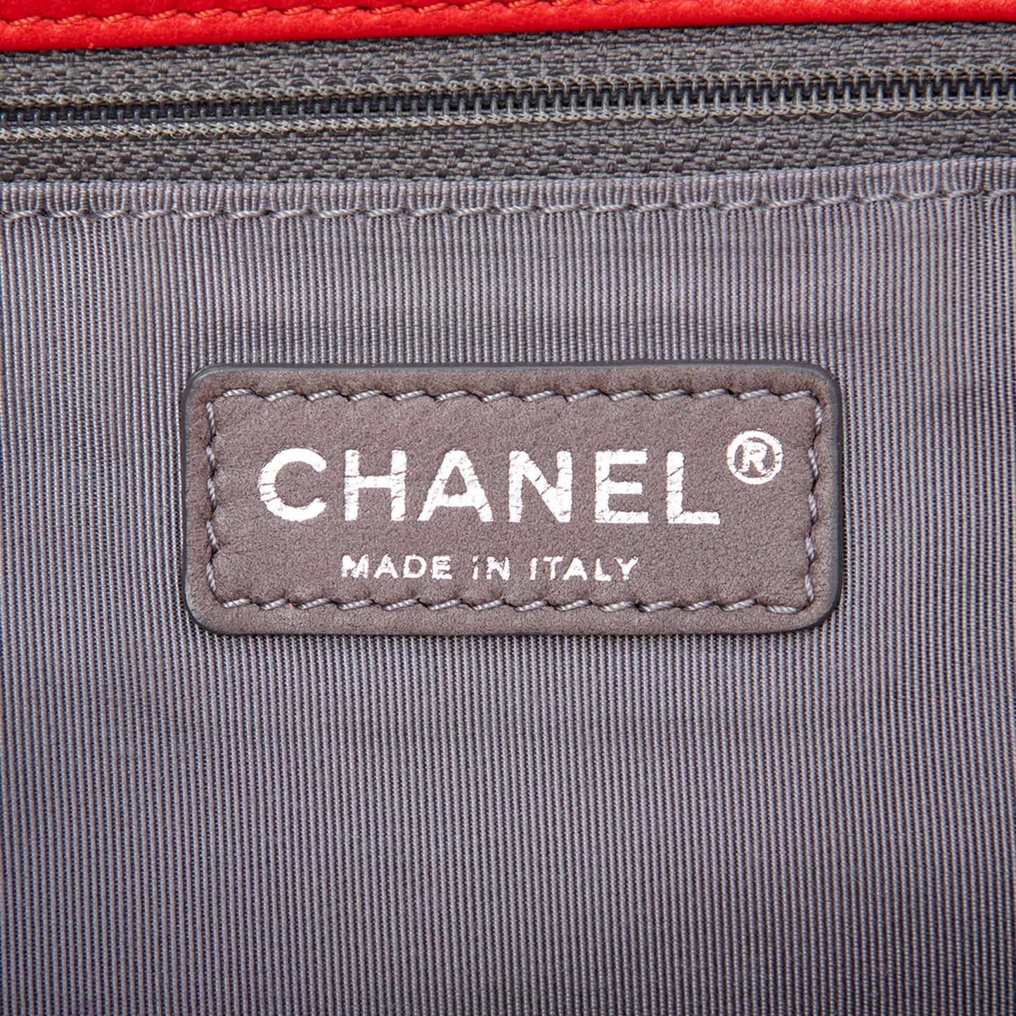 Chanel Medium Bicolor Lambskin and Calfskin CC Chain Flap