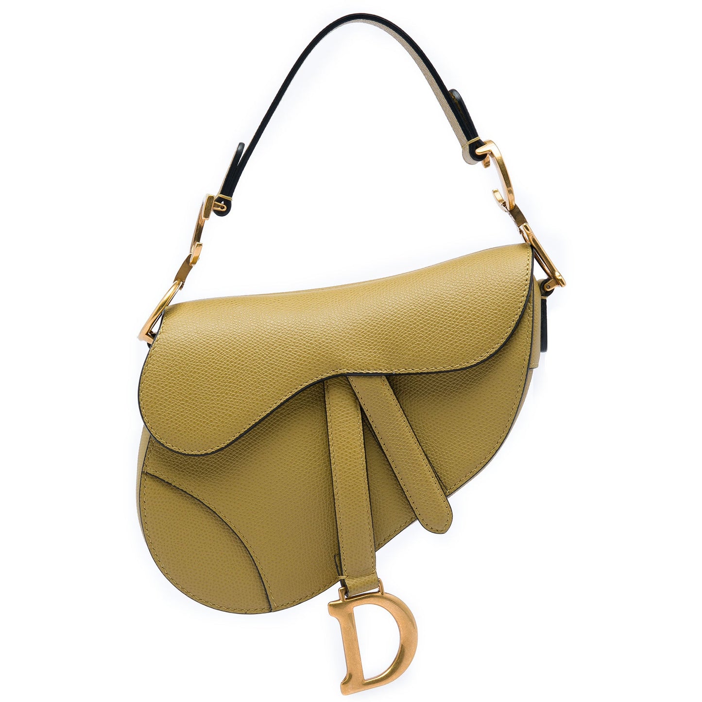Dior Mini Grained Calfskin Saddle Bag
