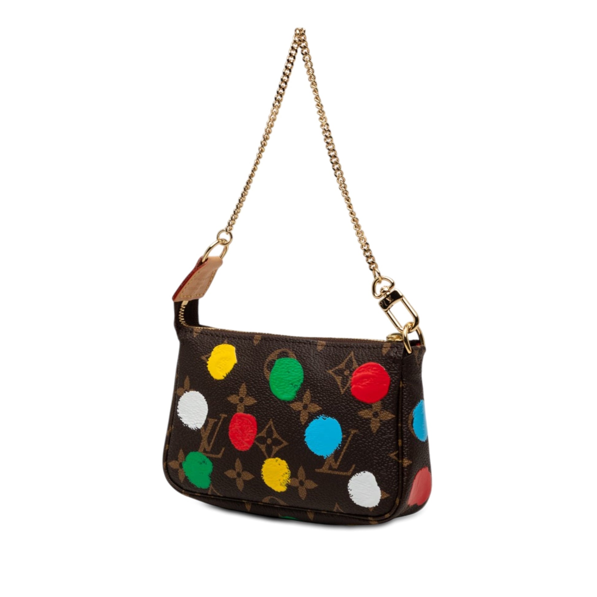 Louis Vuitton Yayoi Kusama Monogram Painted Dots Mini Pochette Accessoires