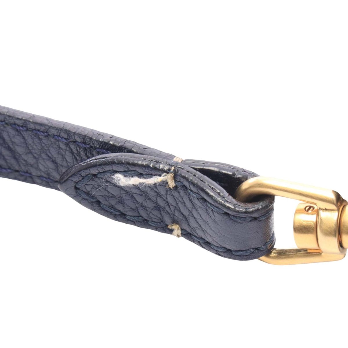 Fendi Medium Leather Selleria Crossbody — Blue