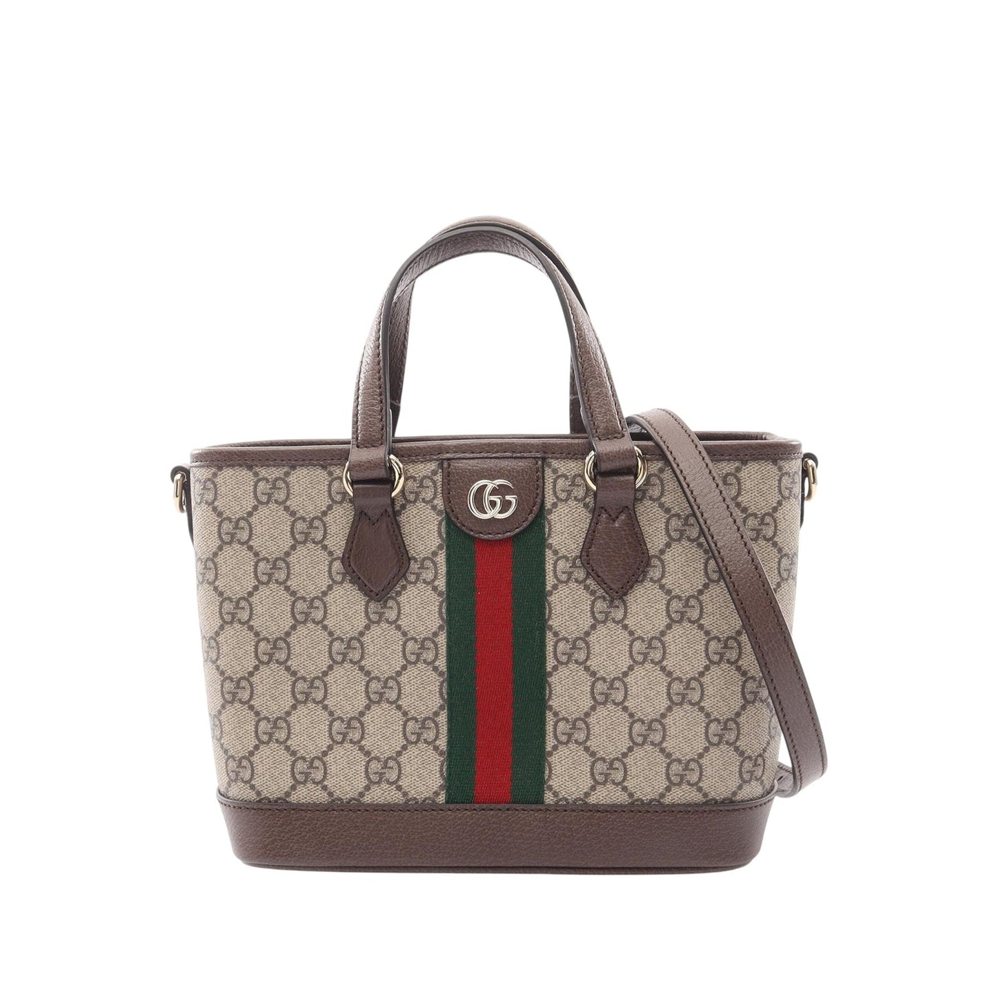 Gucci Small GG Supreme Web Ophidia Satchel