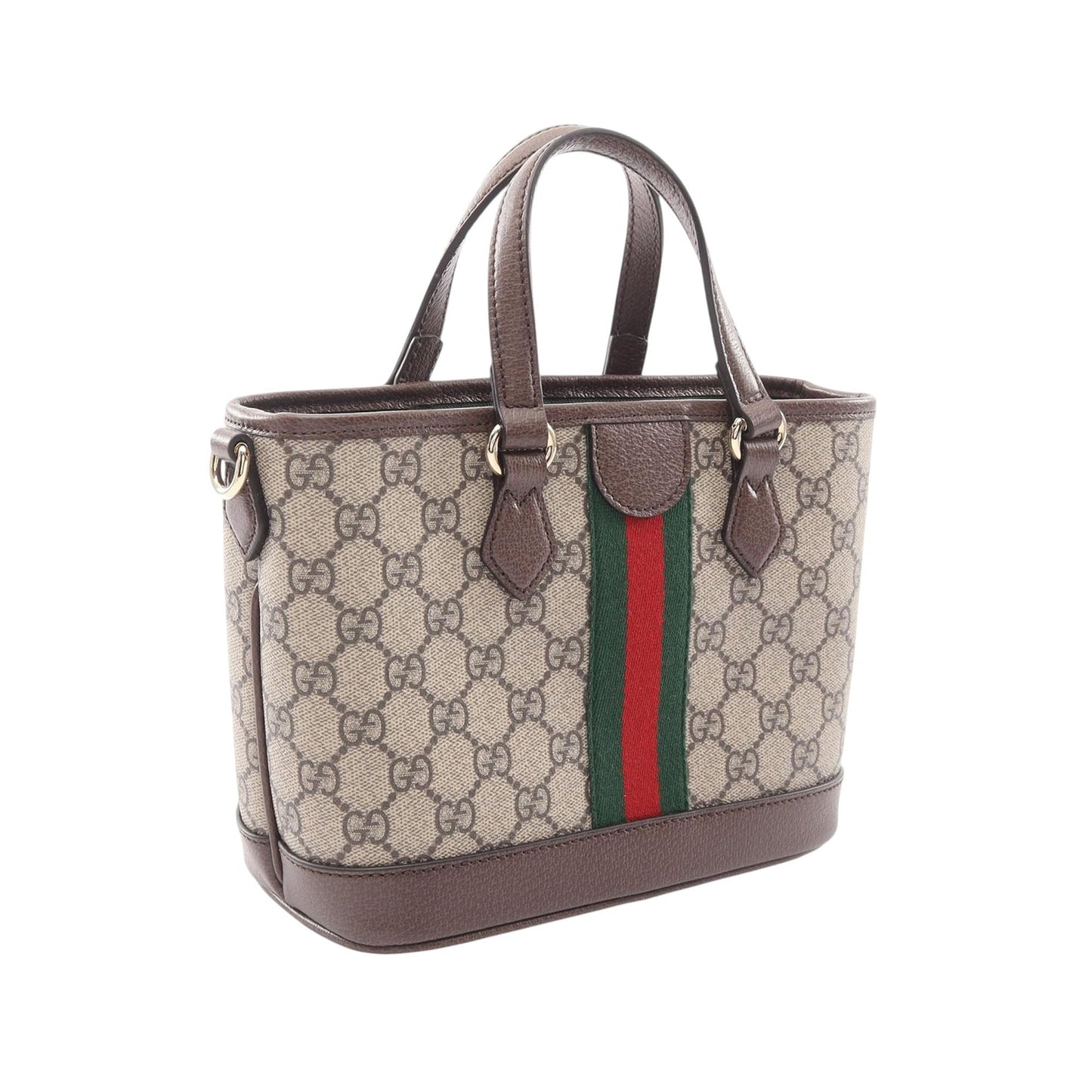 Gucci Small GG Supreme Web Ophidia Satchel