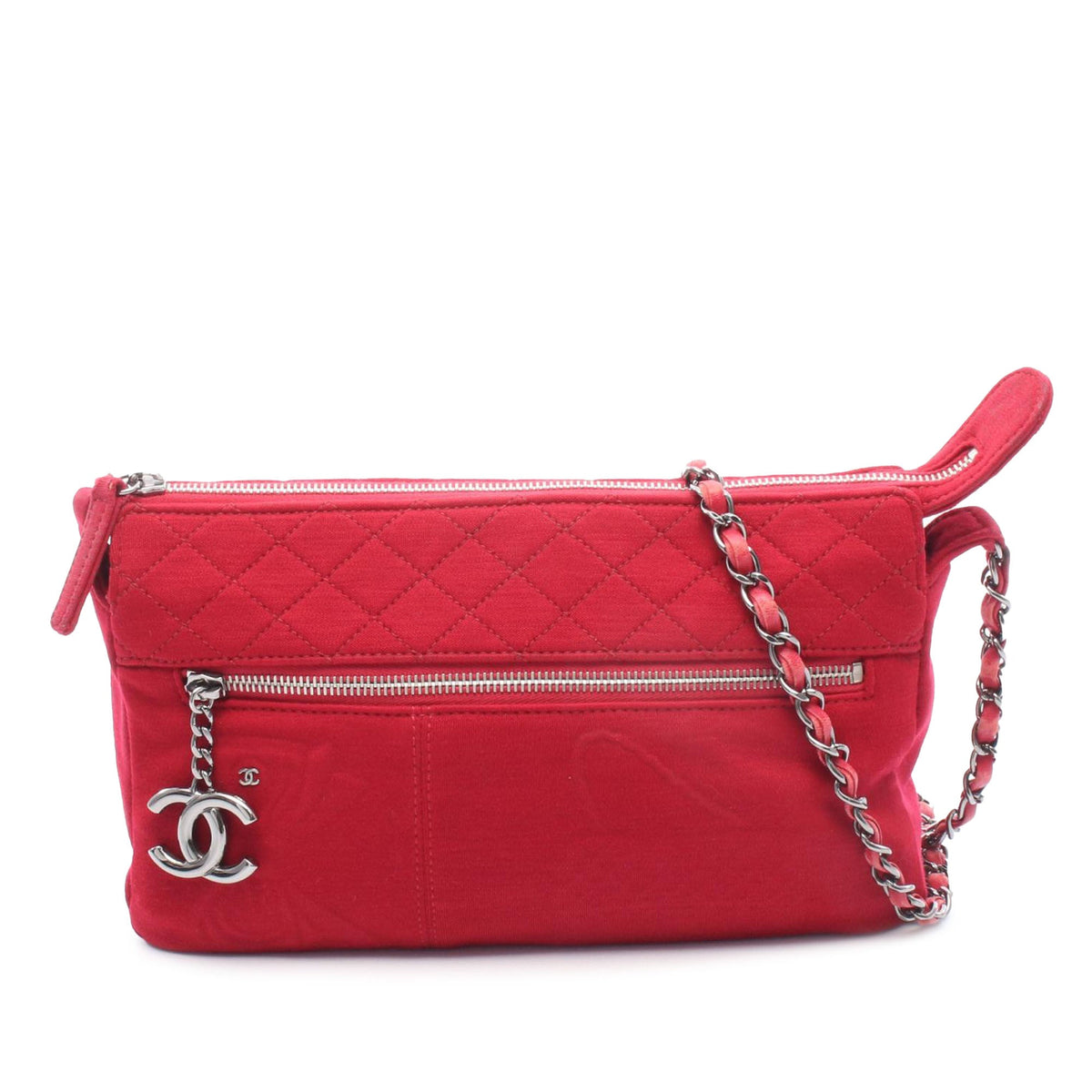 Chanel Quilted Jersey Hawaii Crossbody