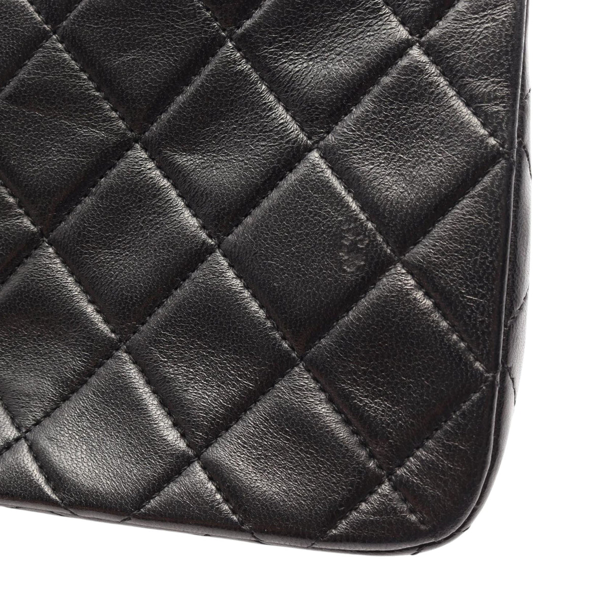 Chanel CC Quilted Lambskin Full Single Flap