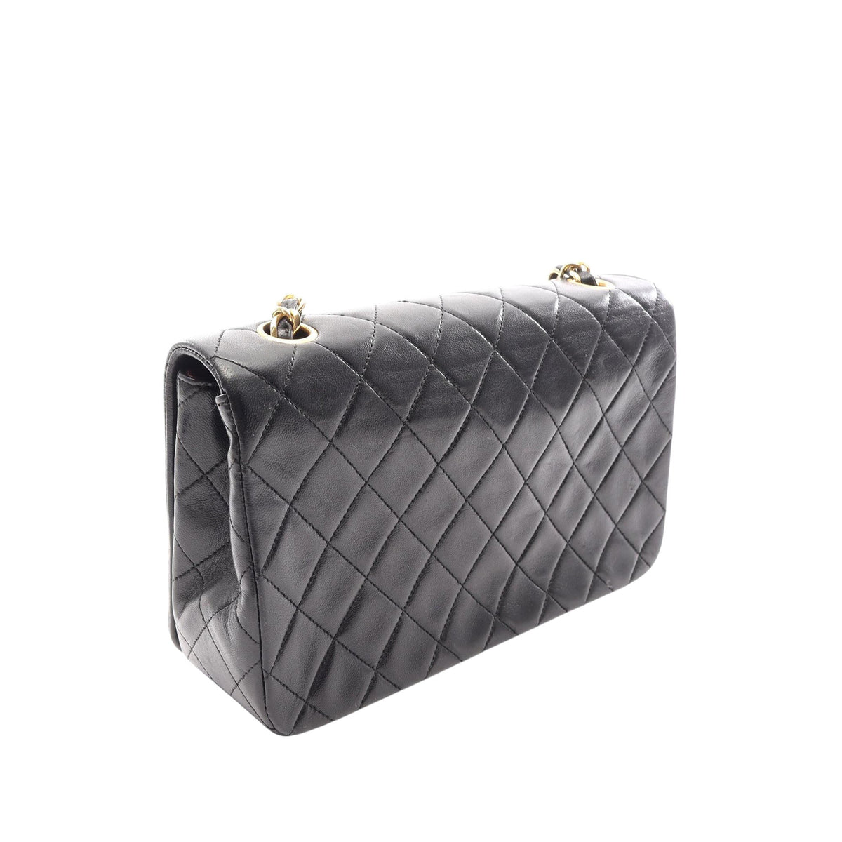 Chanel CC Quilted Lambskin Full Single Flap
