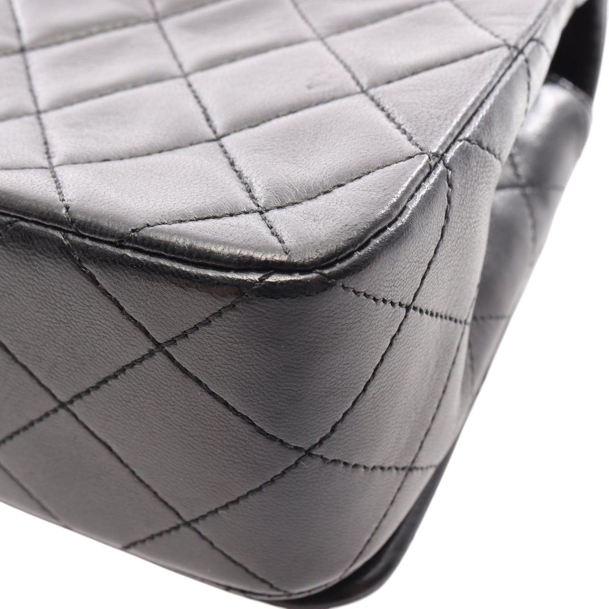 Chanel CC Quilted Lambskin Full Single Flap