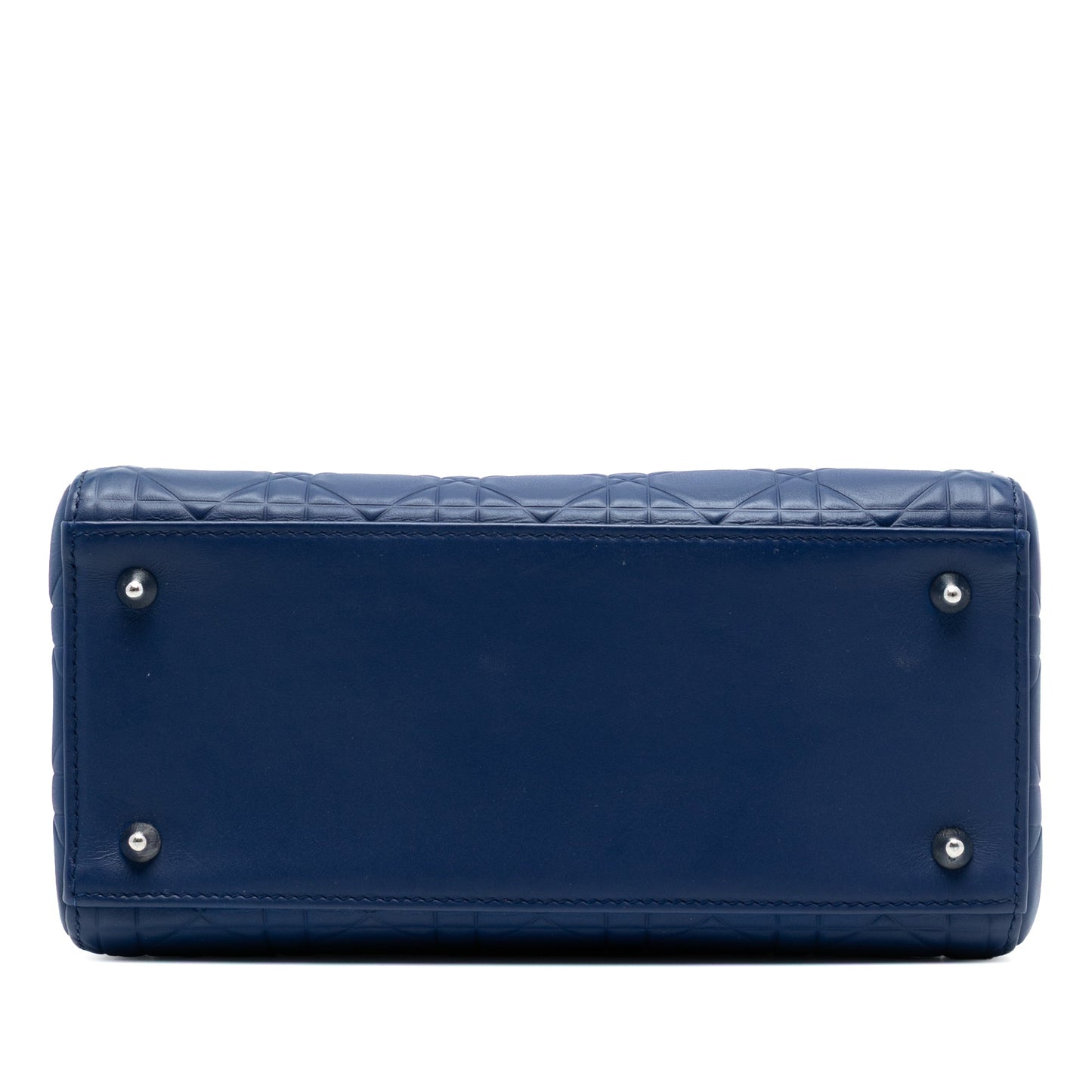 Dior Medium Ultra Matte Calfskin Cannage Embossed Lady Dior
