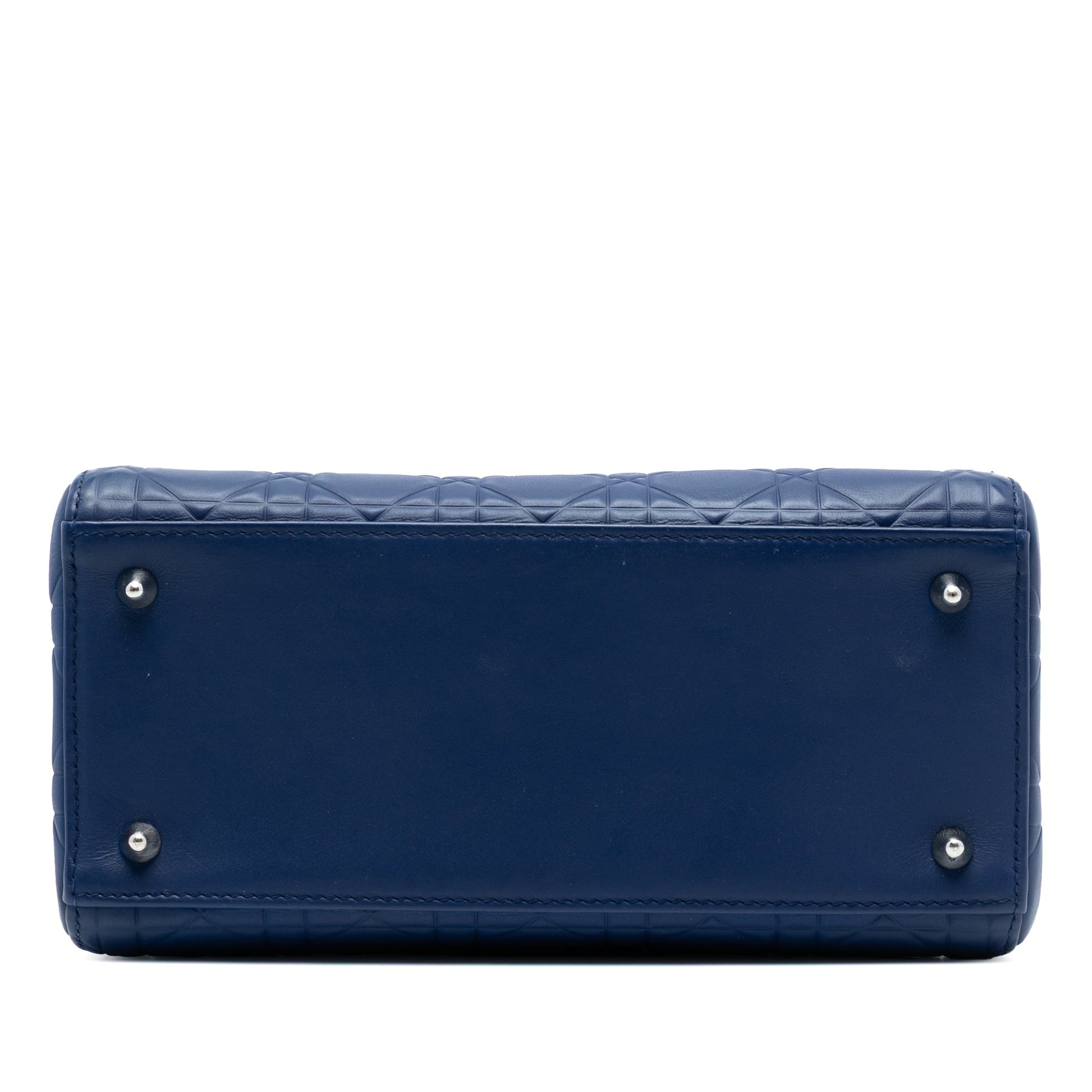 Dior Medium Ultra Matte Calfskin Cannage Embossed Lady Dior