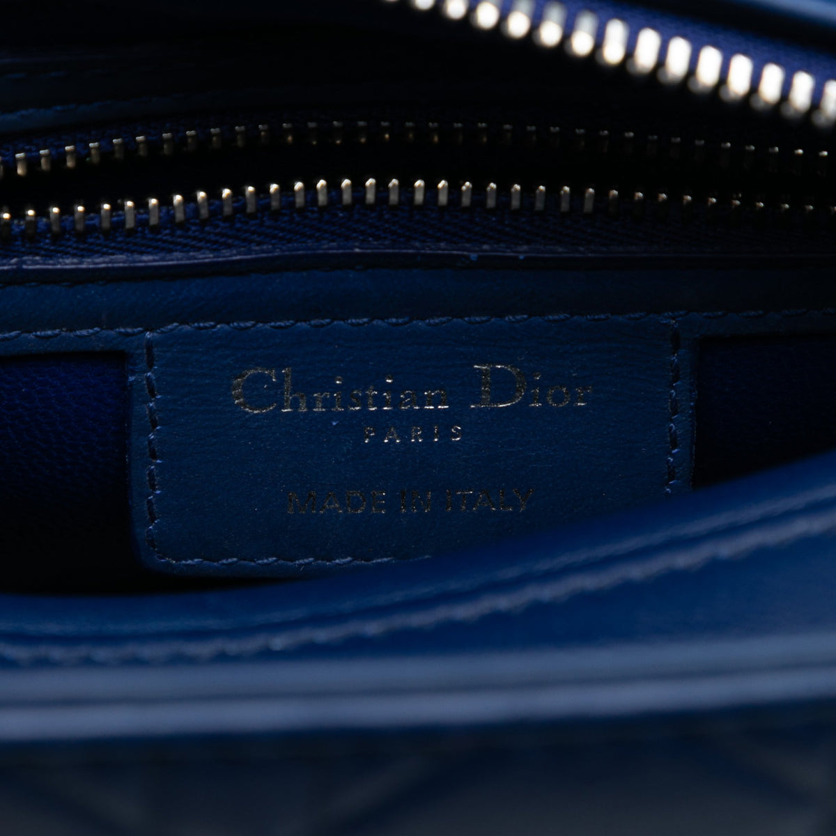 Dior Medium Ultra Matte Calfskin Cannage Embossed Lady Dior
