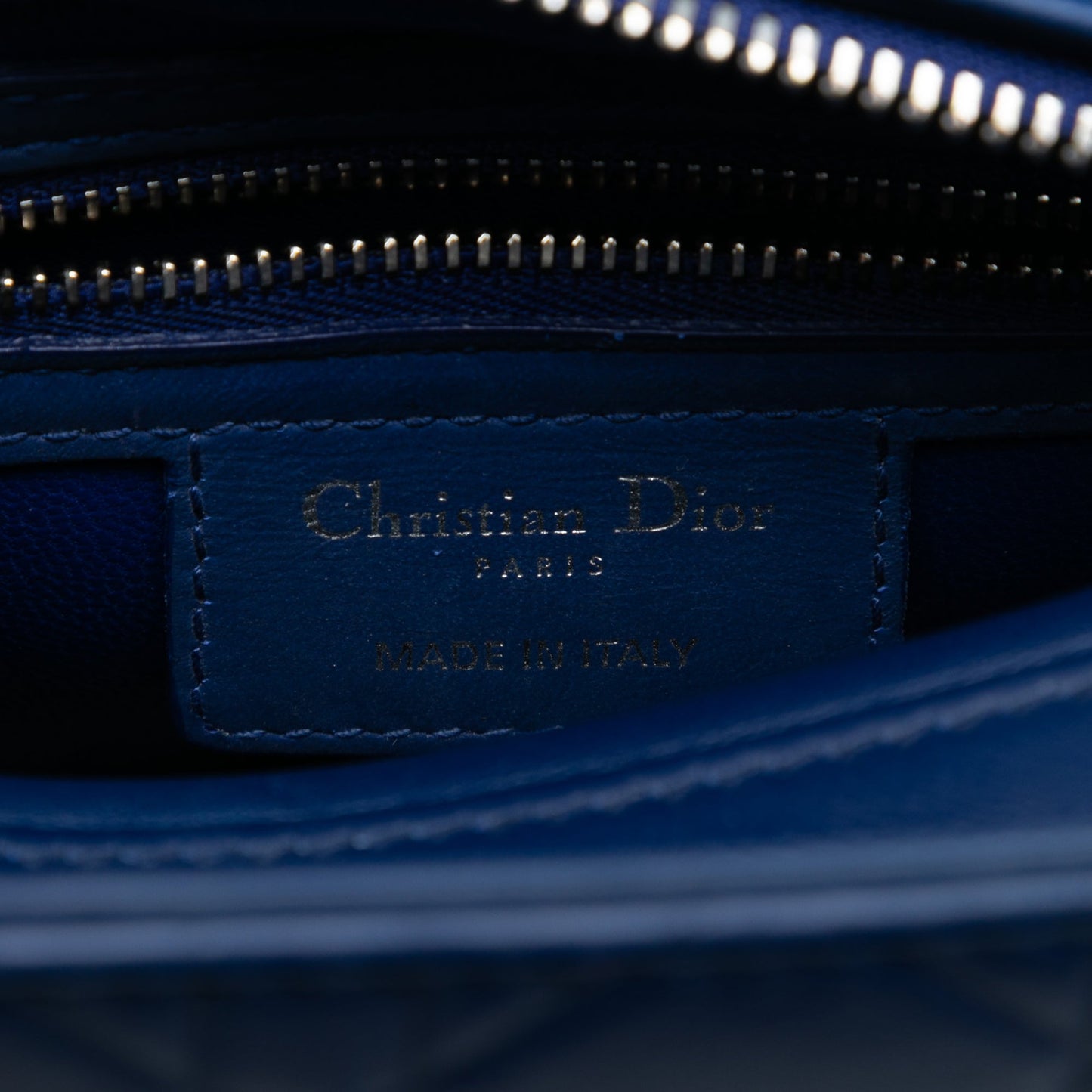 Dior Medium Ultra Matte Calfskin Cannage Embossed Lady Dior