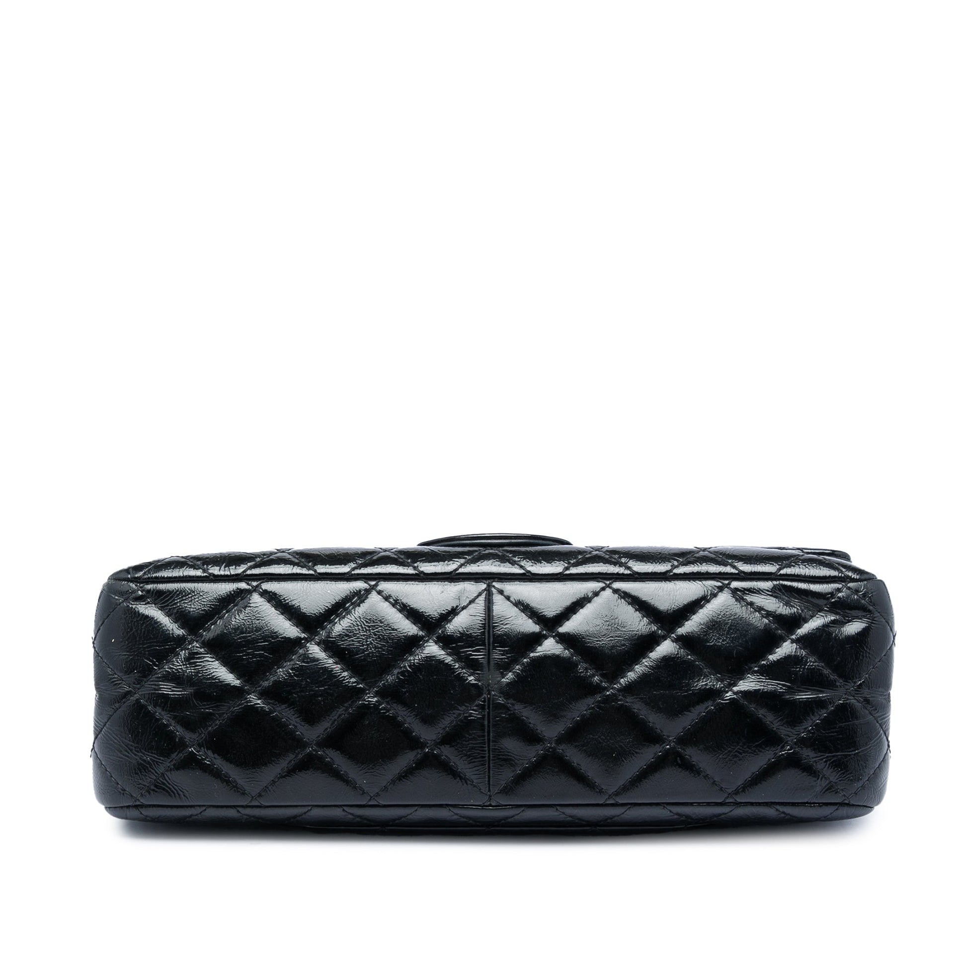 Chanel Quilted Crinkled Patent Reissue 2.55 Double Flap 227
