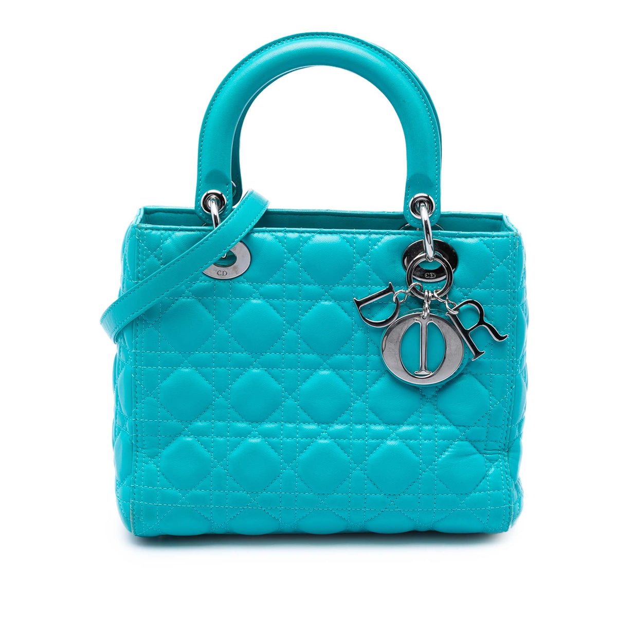 Dior Medium Lambskin Cannage Lady Dior