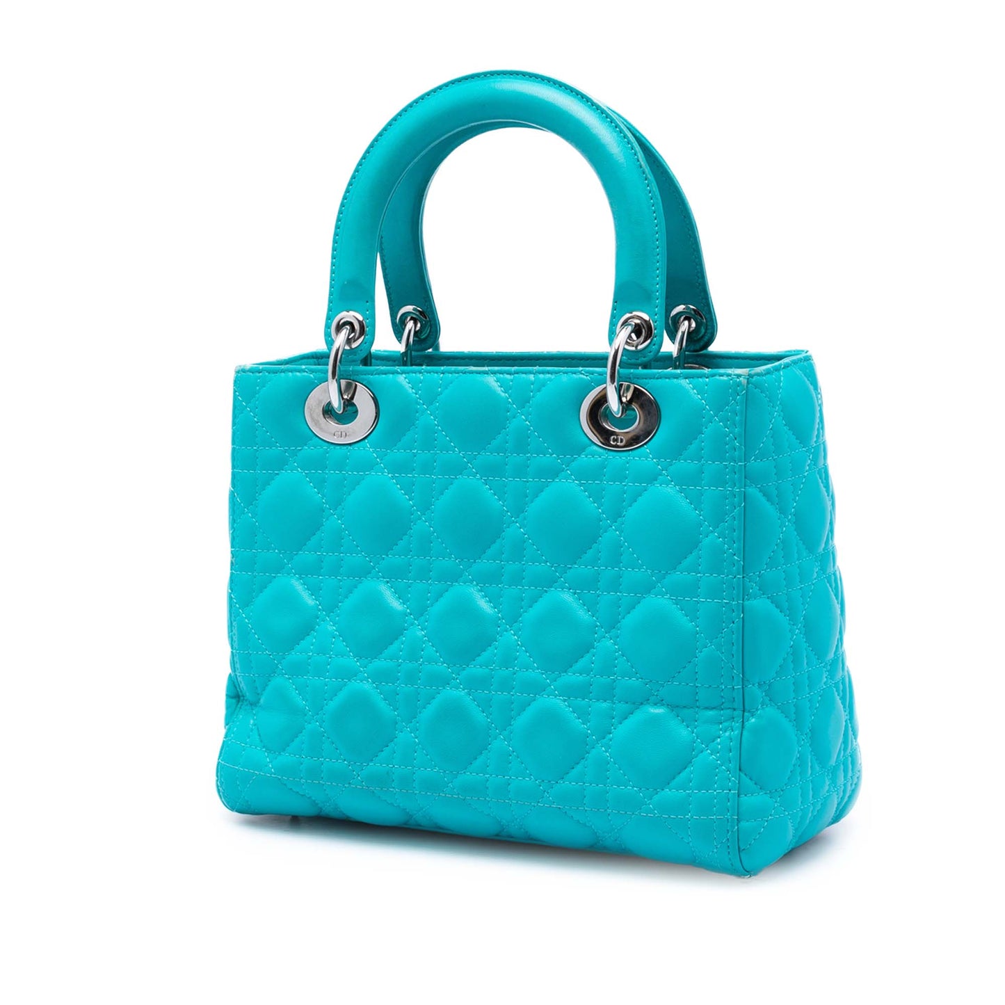Dior Medium Lambskin Cannage Lady Dior