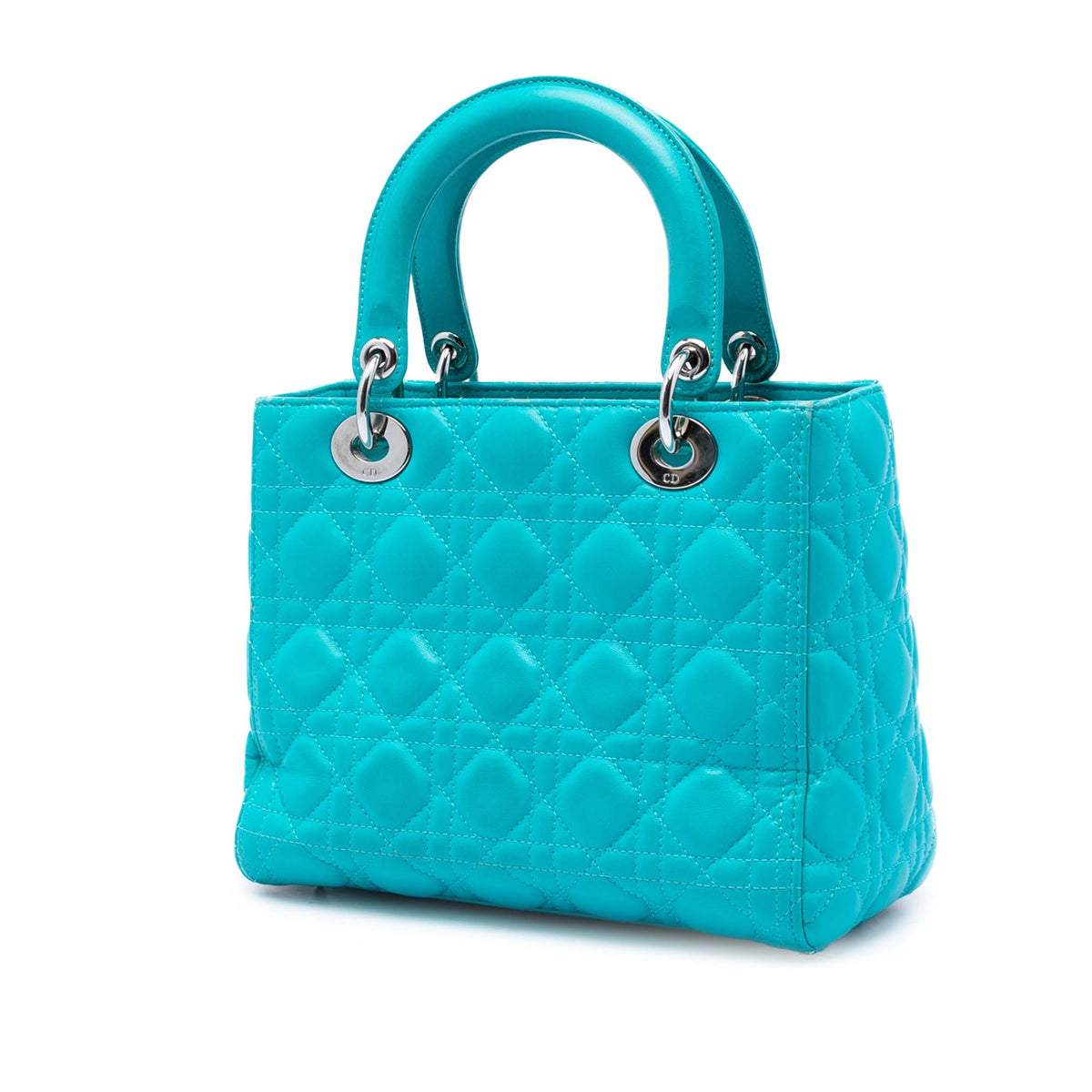 Dior Medium Lambskin Cannage Lady Dior