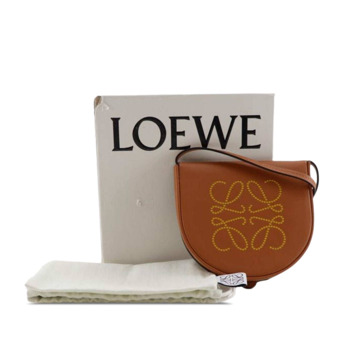 LOEWE Mini Smooth Calfskin Anagram Heel Crossbody