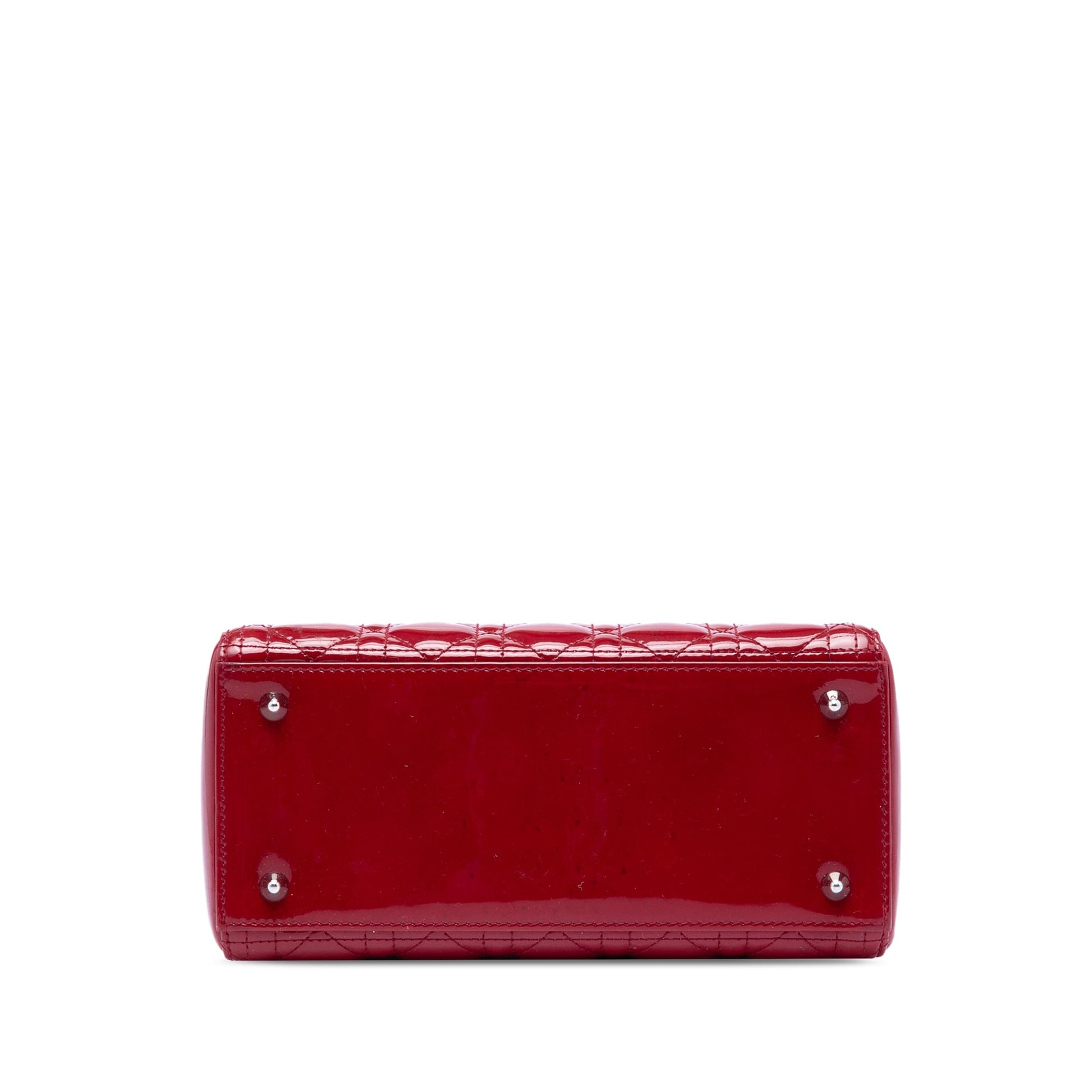 Dior Medium Patent Cannage Lady Dior