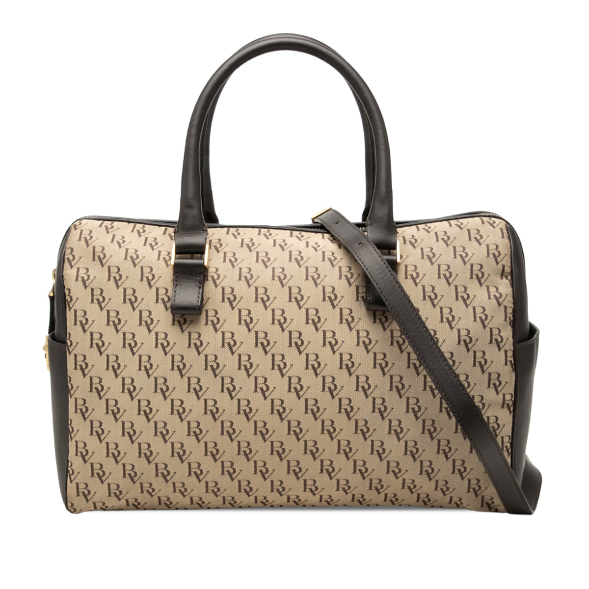 Bottega Veneta BV Monogram Canvas Satchel