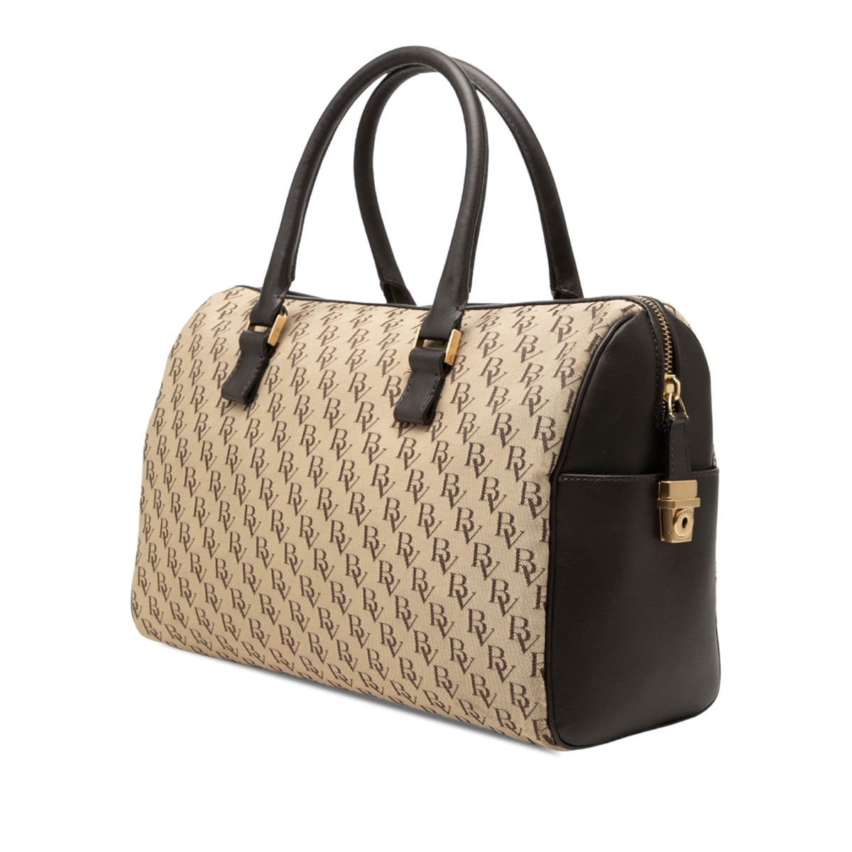 Bottega Veneta BV Monogram Canvas Satchel