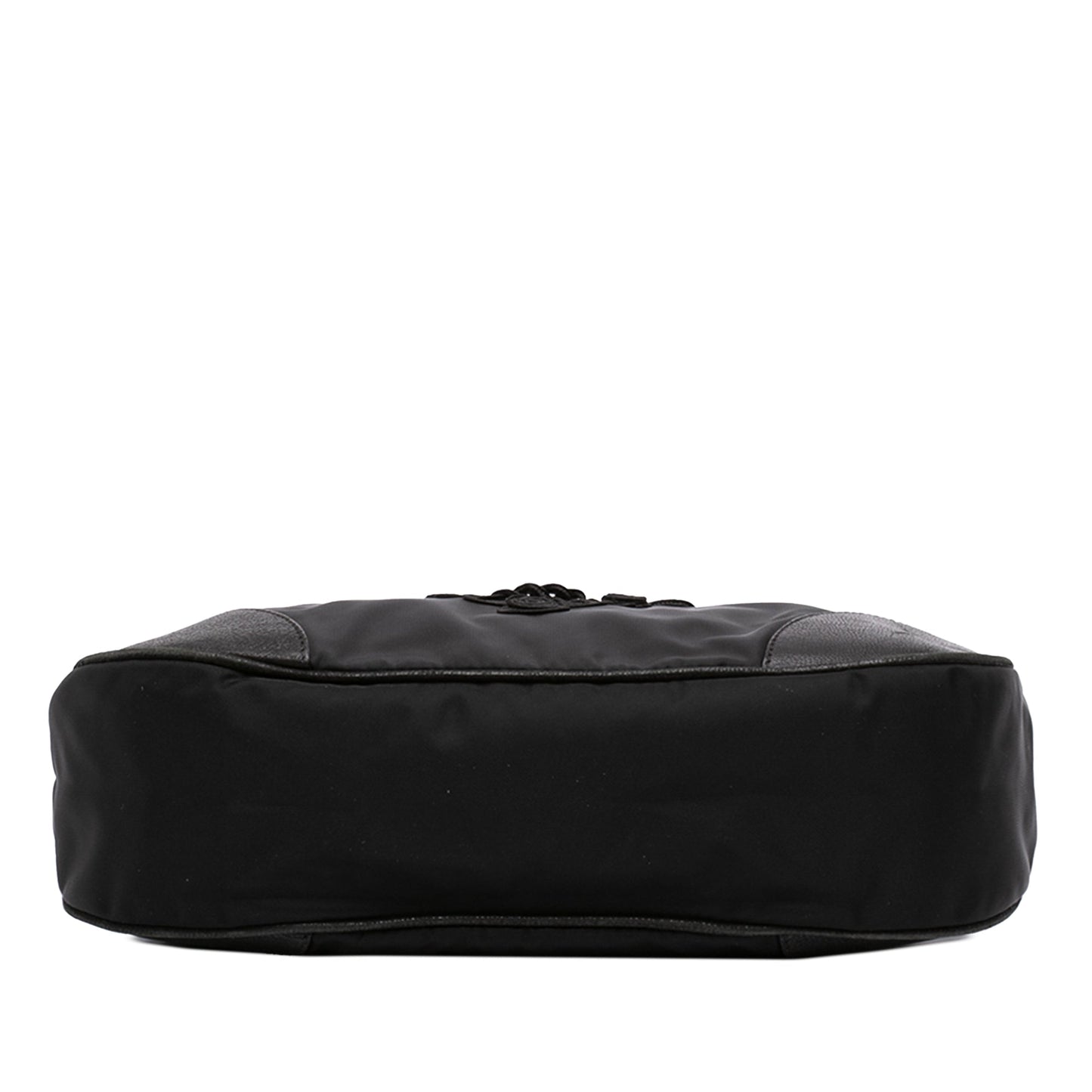 Prada Cervo Antik Trimmed Tessuto Passamaneria Shoulder Bag
