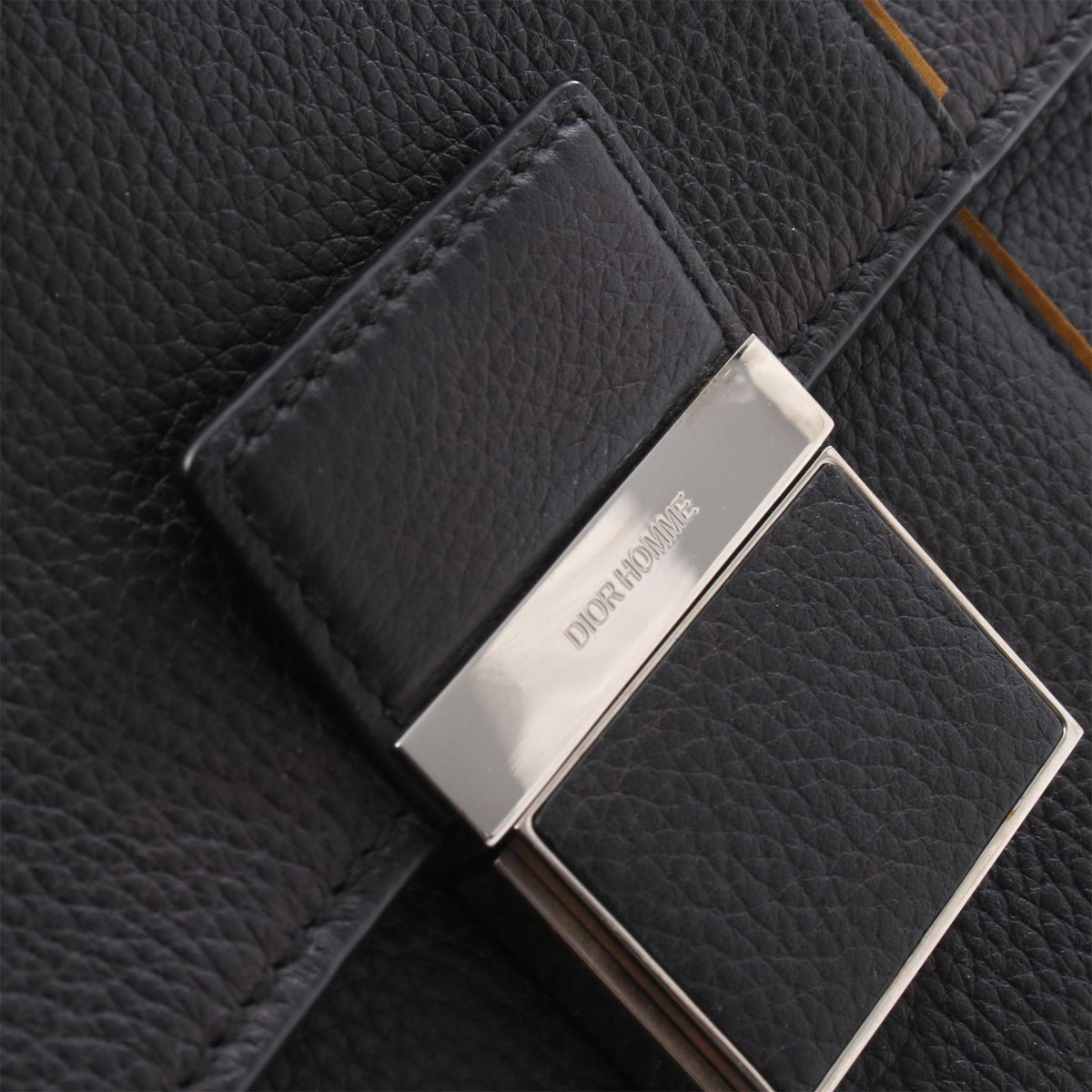 Dior Leather Briefcase — Black