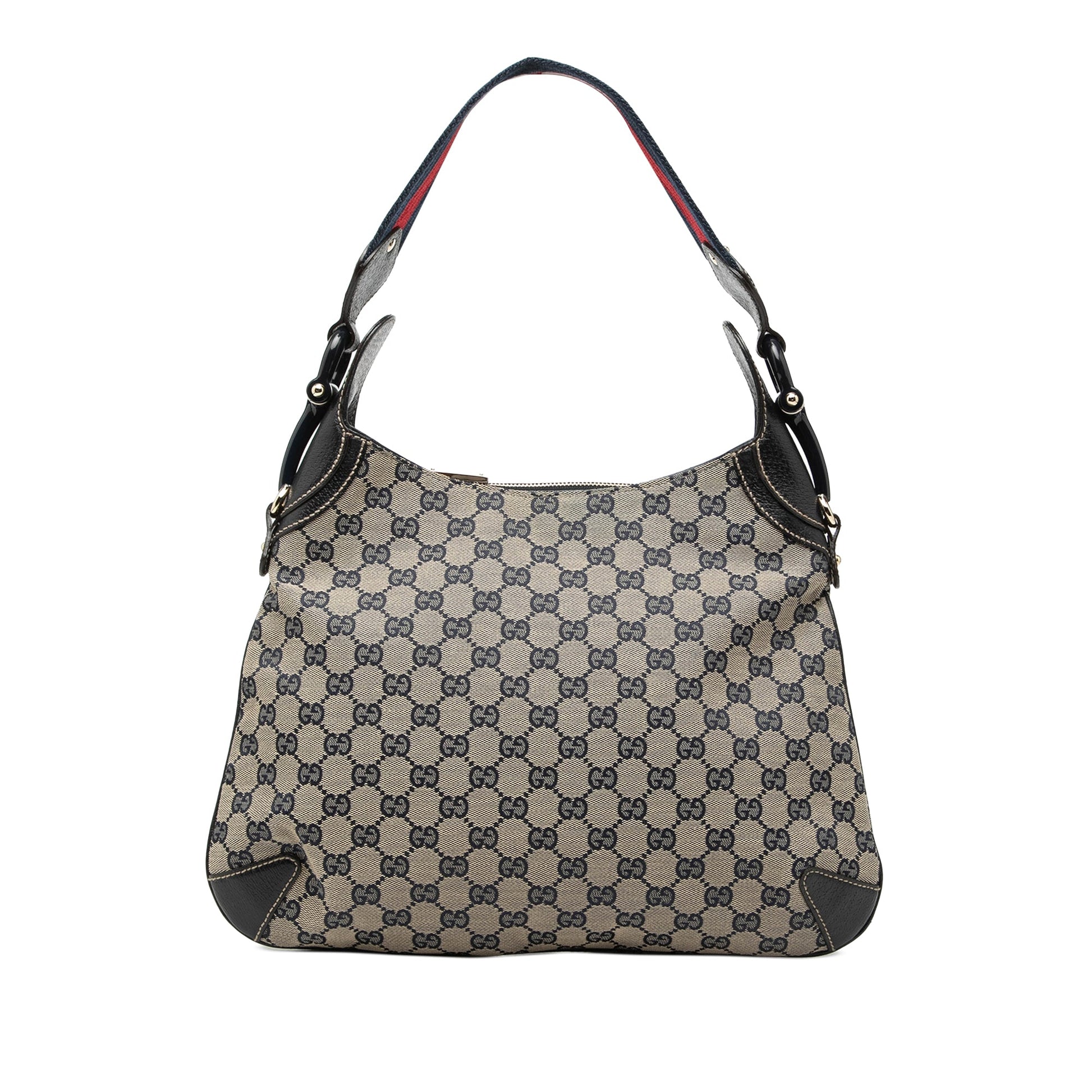 GG Canvas Web Horsebit Creole Hobo