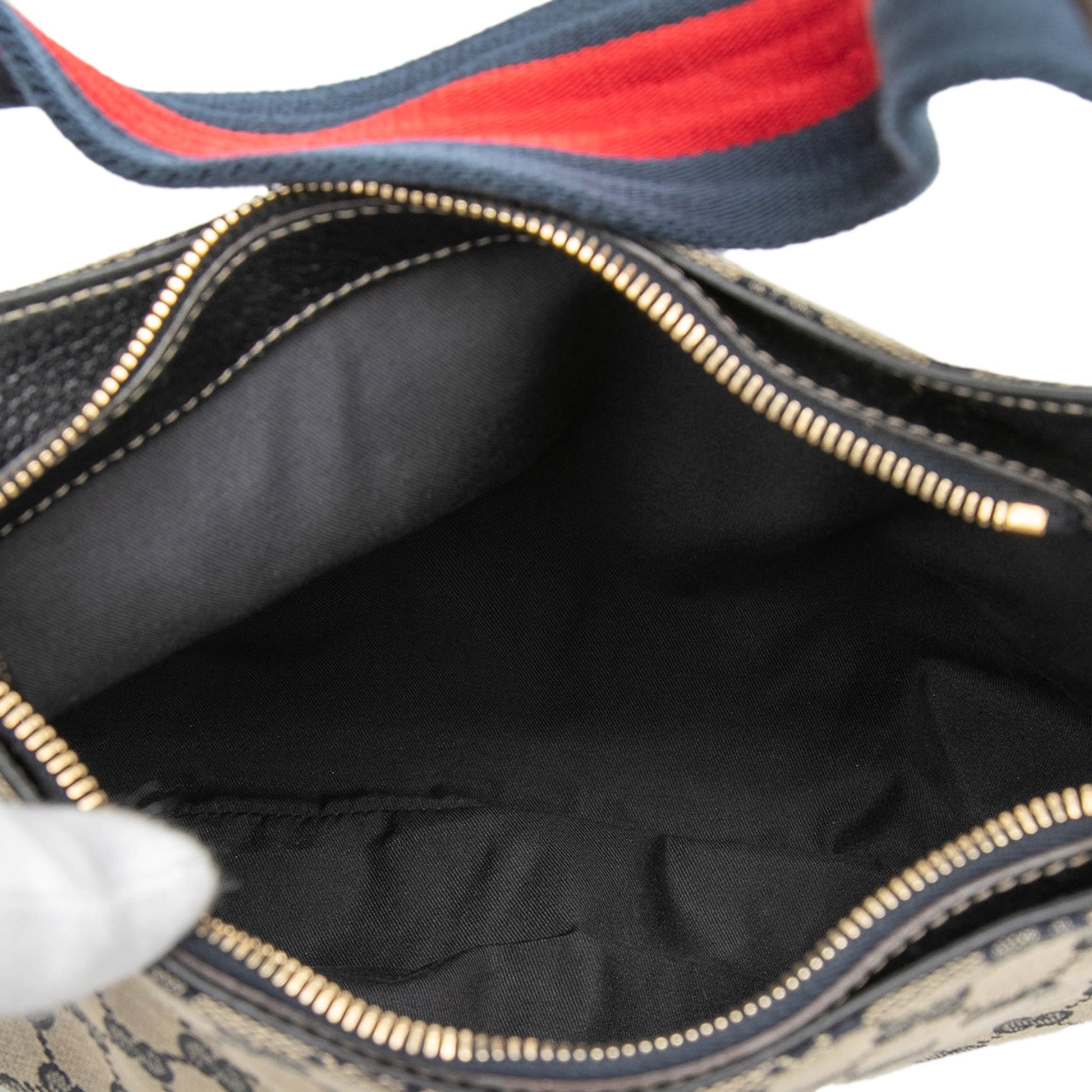 GG Canvas Web Horsebit Creole Hobo