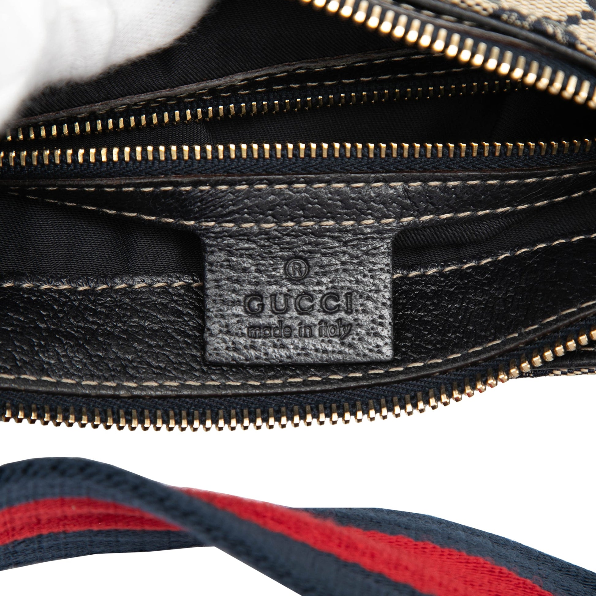 GG Canvas Web Horsebit Creole Hobo