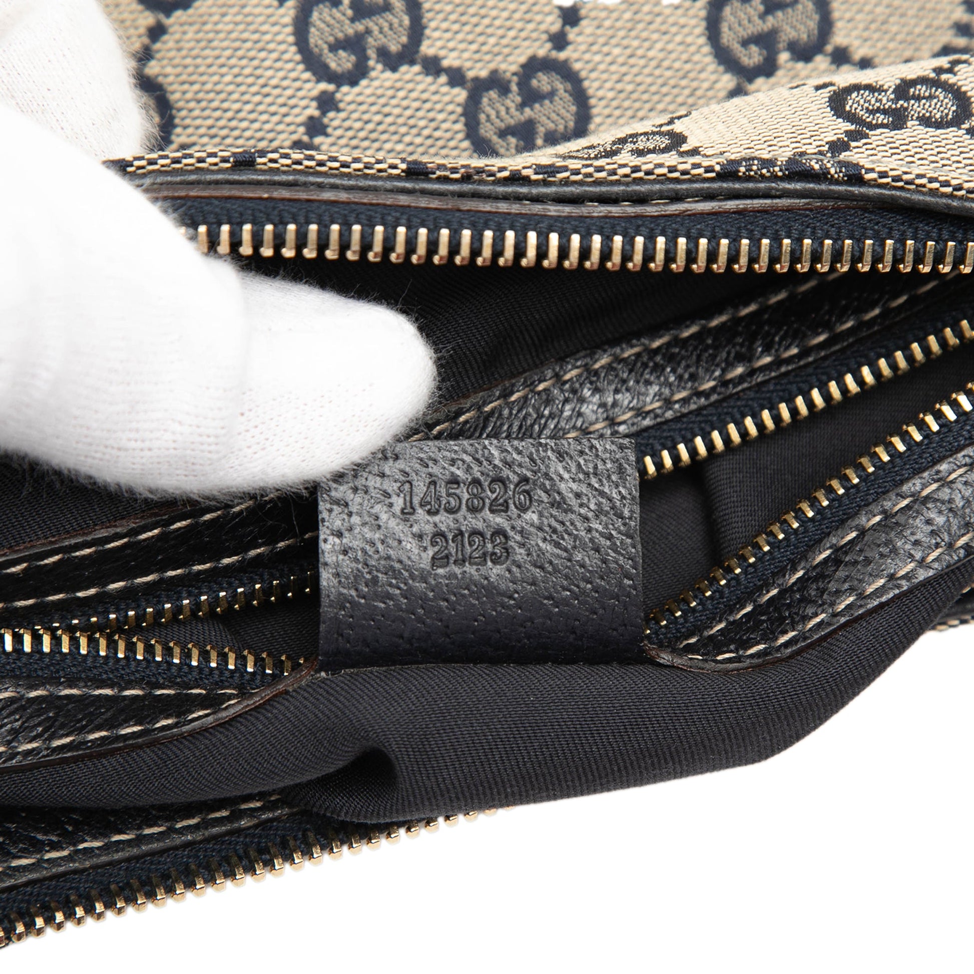 GG Canvas Web Horsebit Creole Hobo