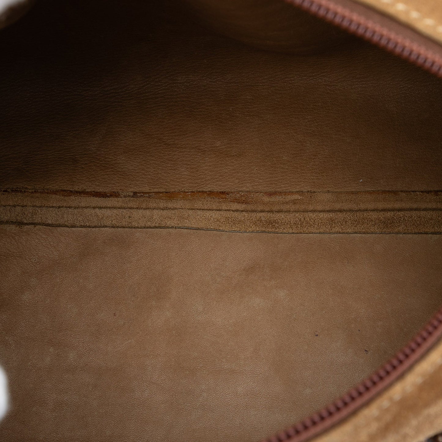 Suede Anagram Boston Bag
