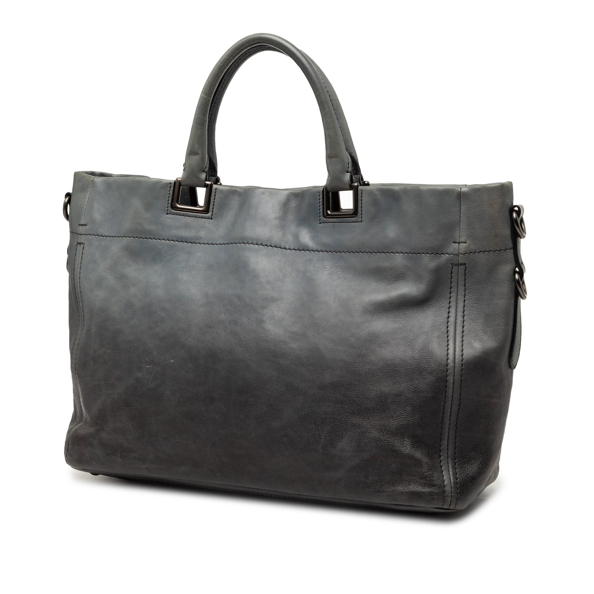 Prada Glace Calf Open Convertible Tote