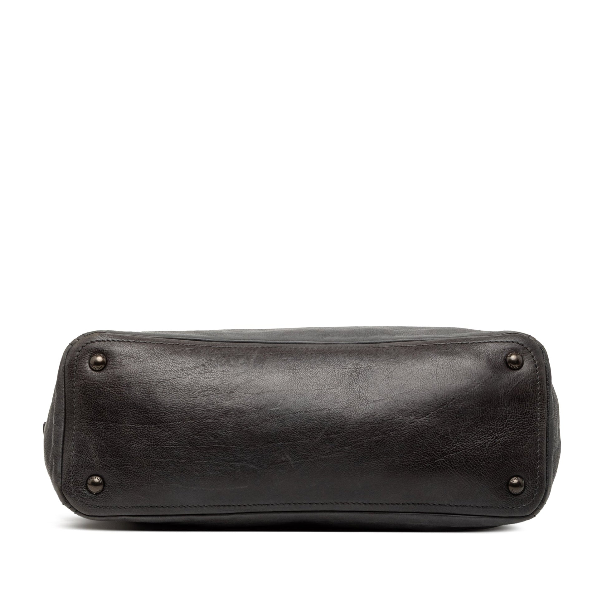 Prada Glace Calf Open Convertible Tote