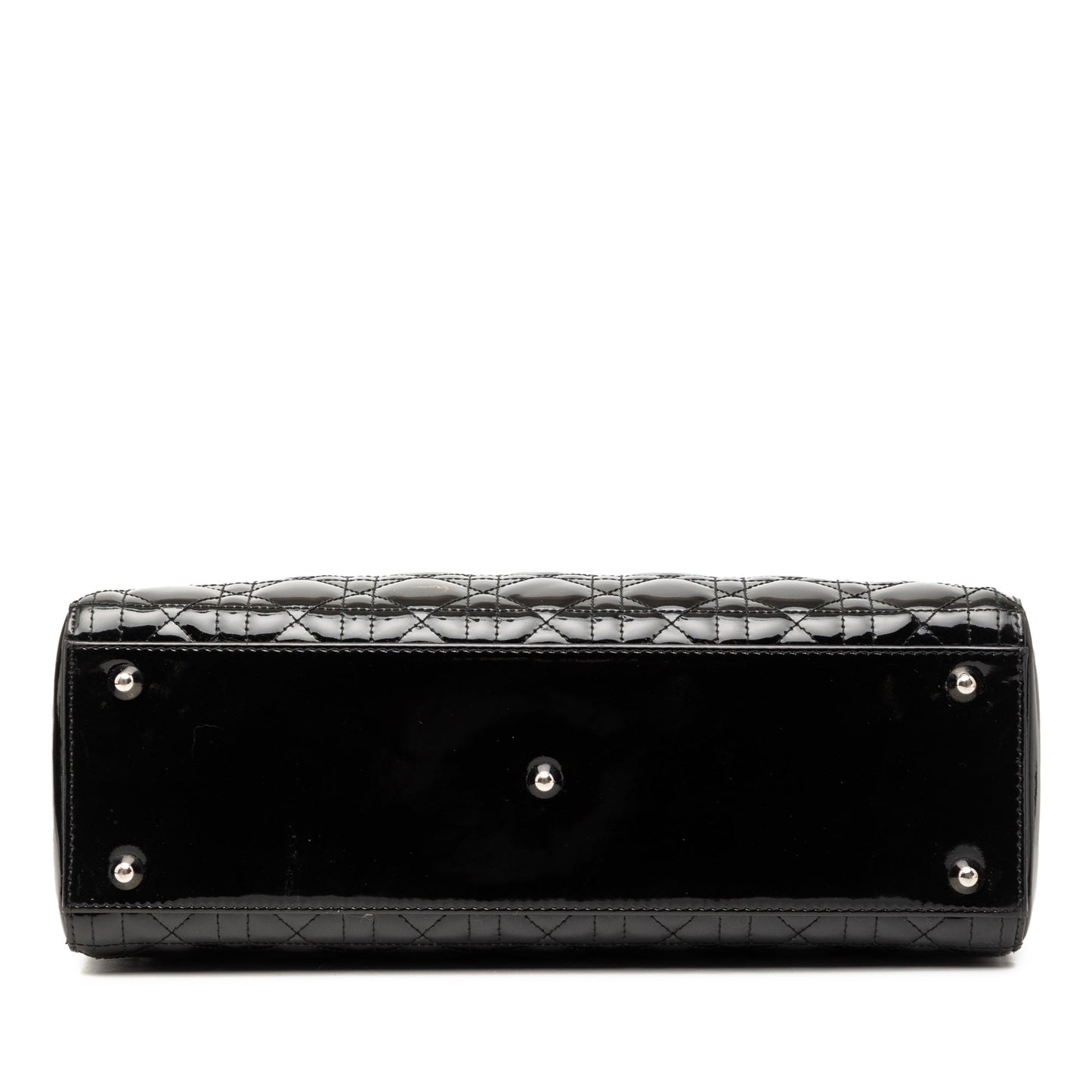 Dior Large Patent Cannage Lady Dior