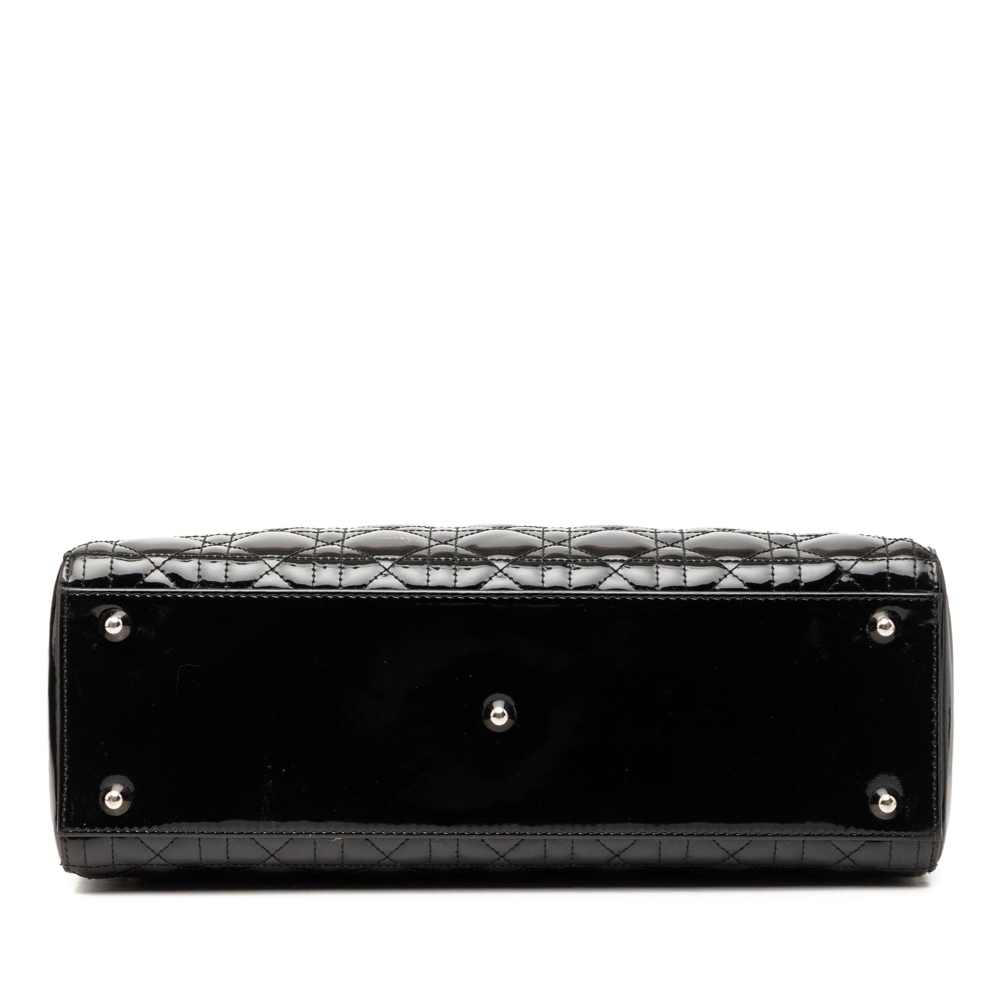 Dior Large Patent Cannage Lady Dior