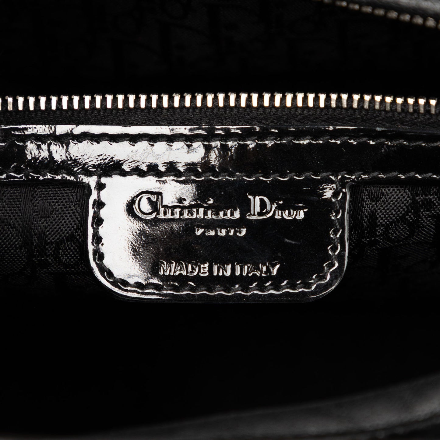 Dior Large Patent Cannage Lady Dior