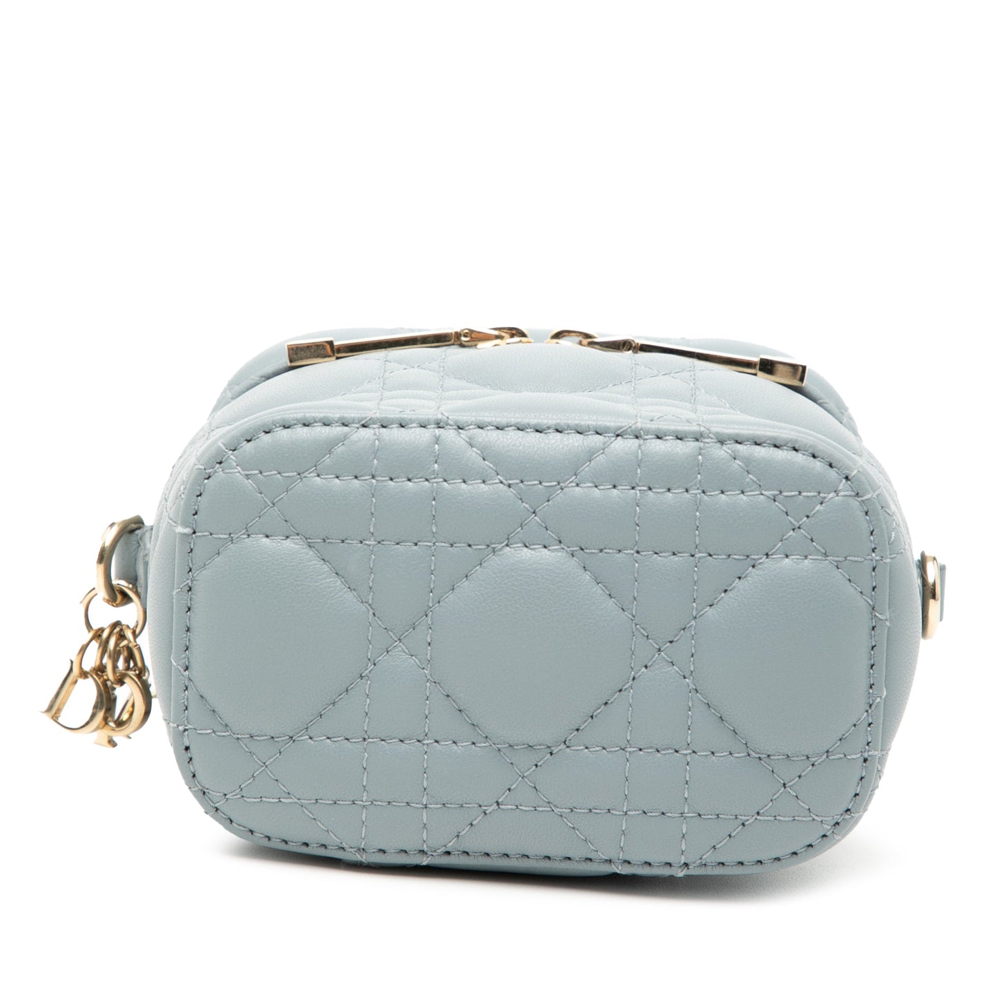 Dior Micro Lambskin Cannage Lady Dior Vanity Case