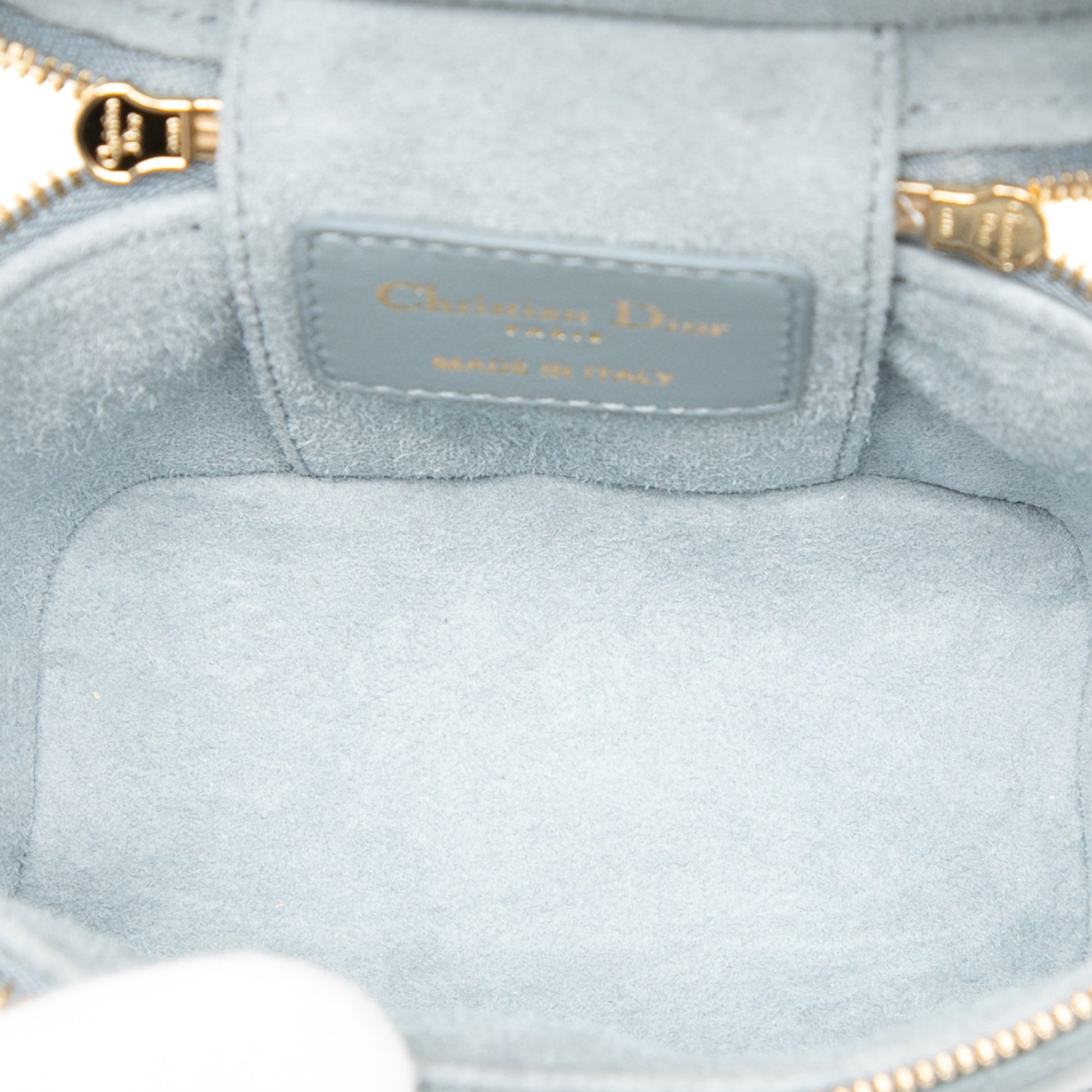 Dior Micro Lambskin Cannage Lady Dior Vanity Case