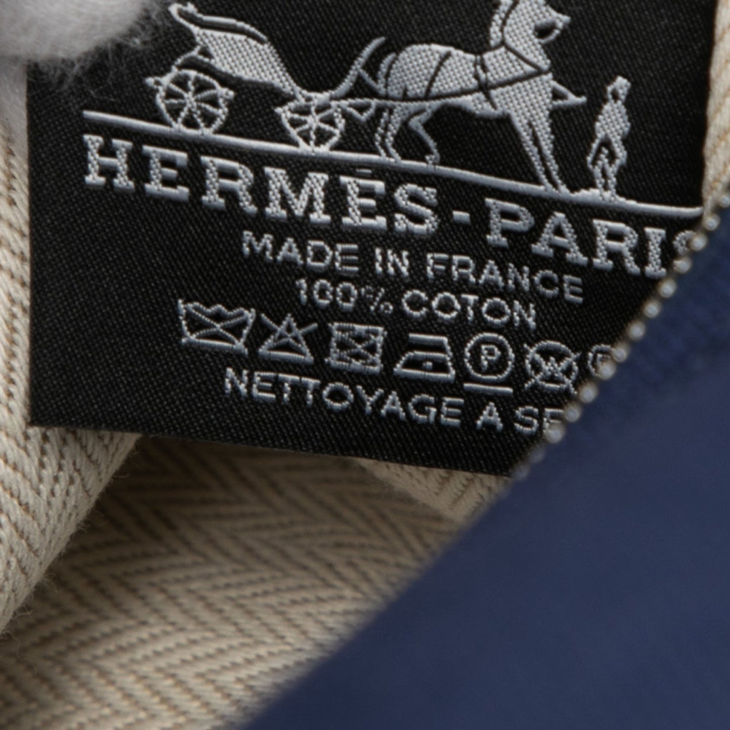 Hermès Large Toile Bride A Brac H Pavillon Case