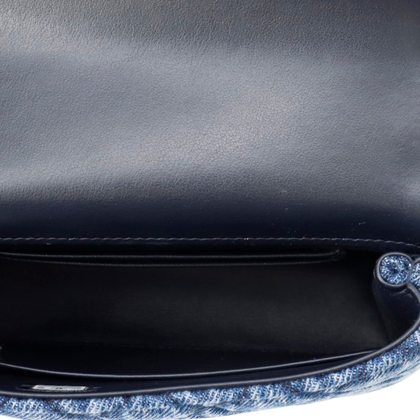 Chanel Extra Mini Quilted Washed Denim Coco Top Handle Bag
