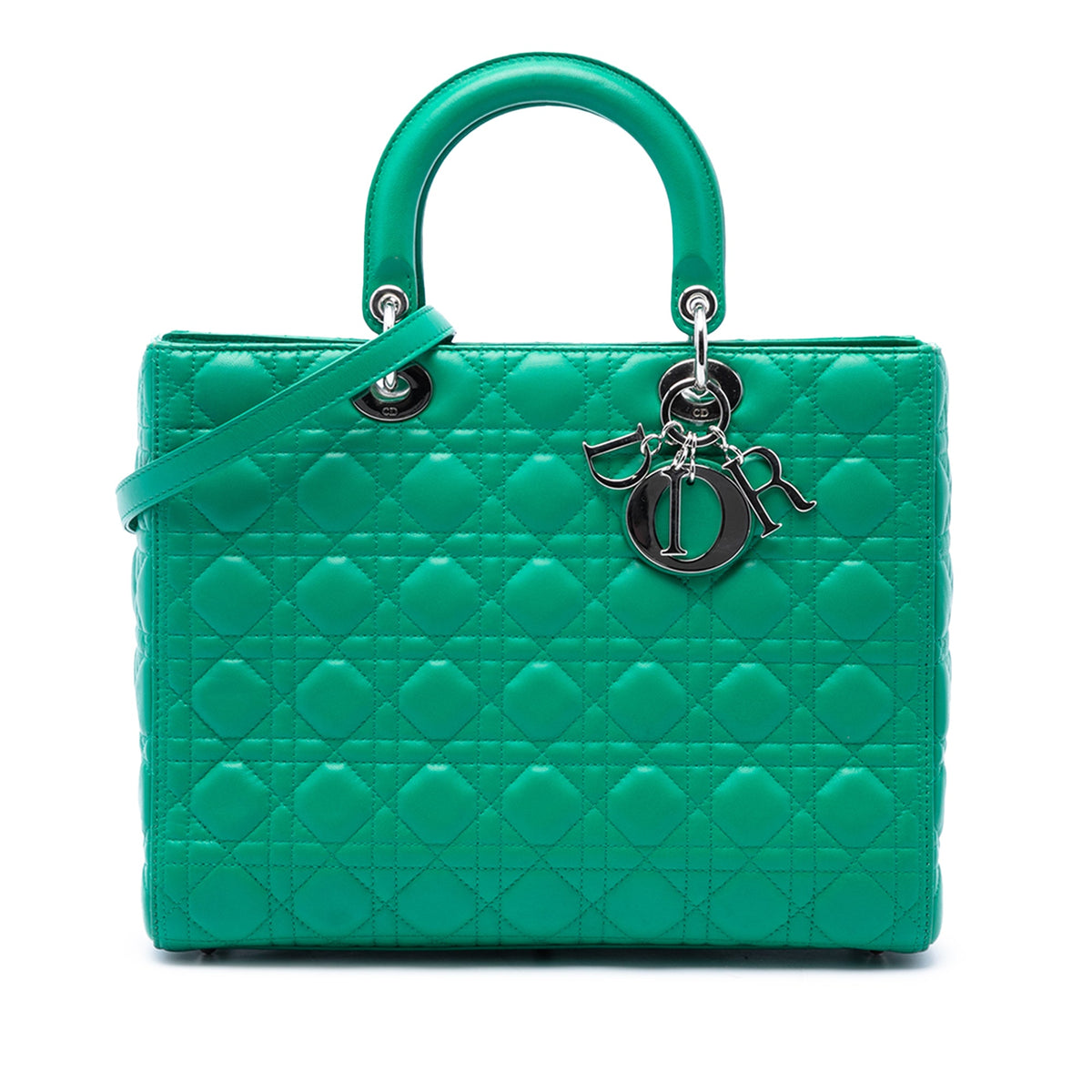 Dior Large Lambskin Cannage Lady Dior
