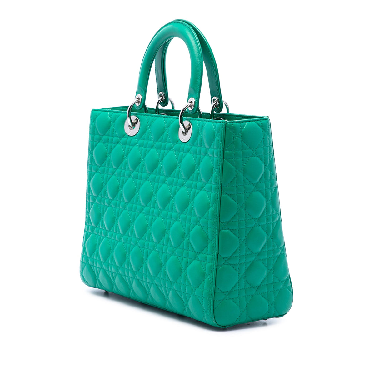 Dior Large Lambskin Cannage Lady Dior
