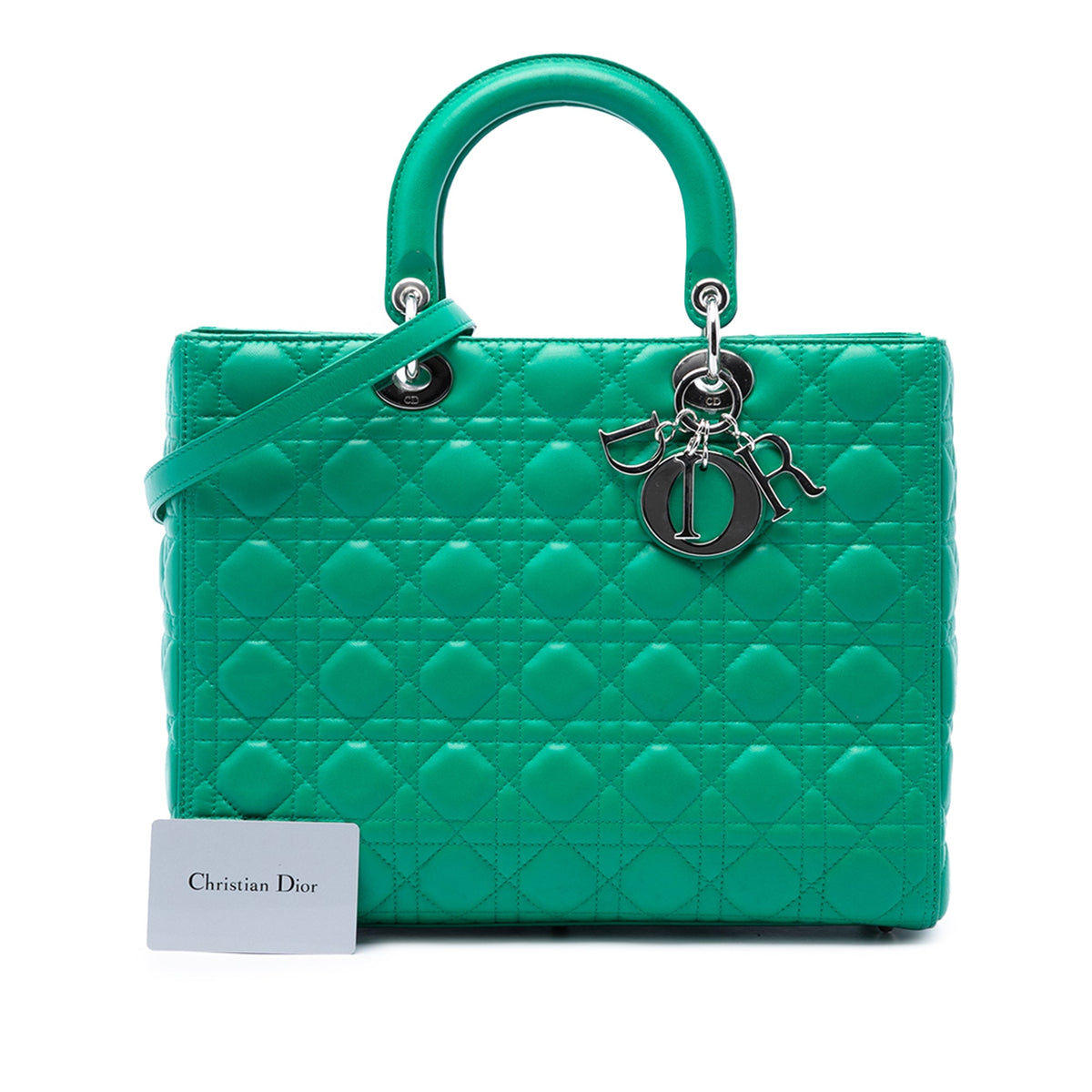 Dior Large Lambskin Cannage Lady Dior