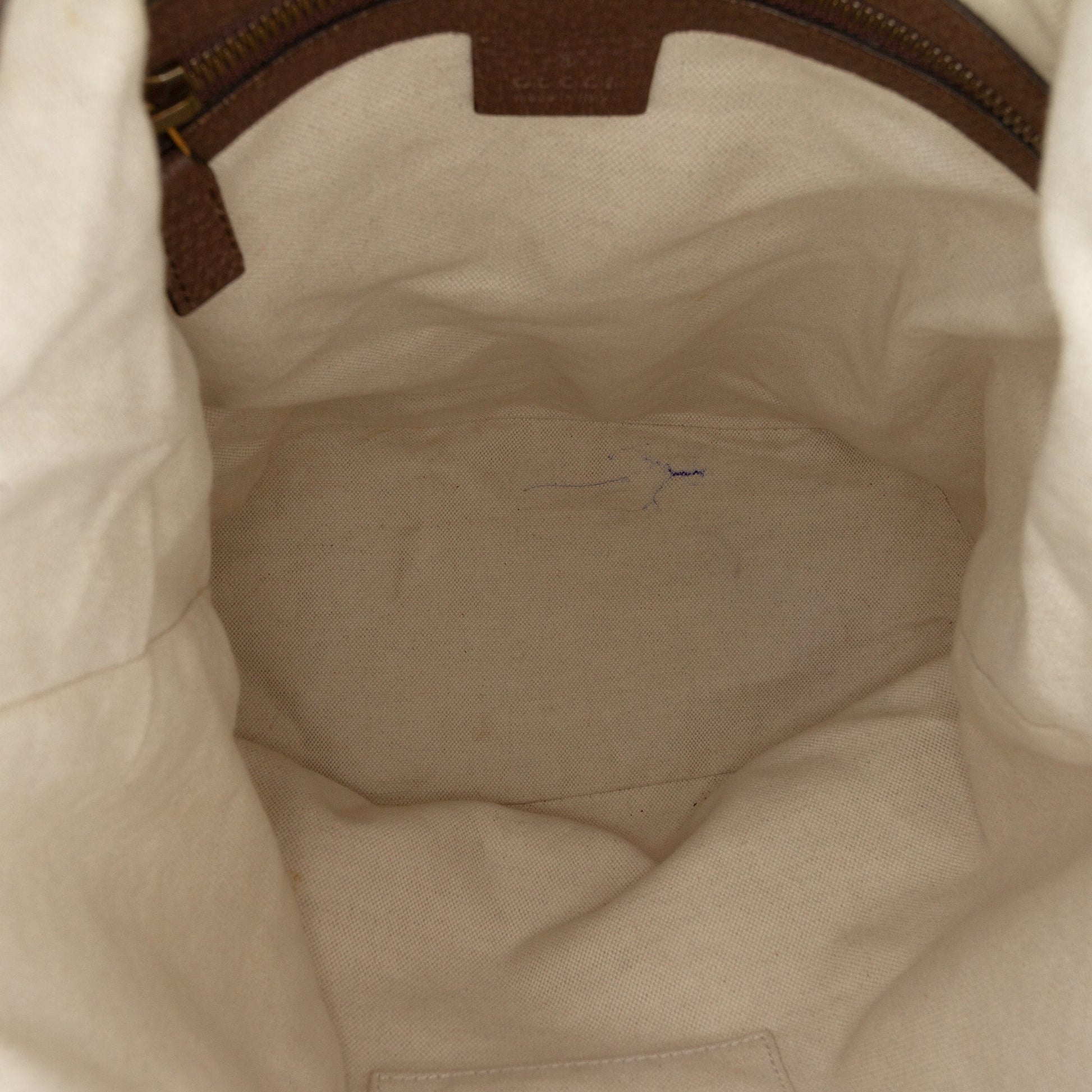 Gucci GG Supreme Web Neo Vintage Drawstring Bucket Bag