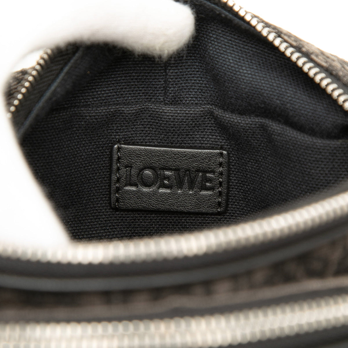 LOEWE Mini Anagram Jacquard Camera Bag