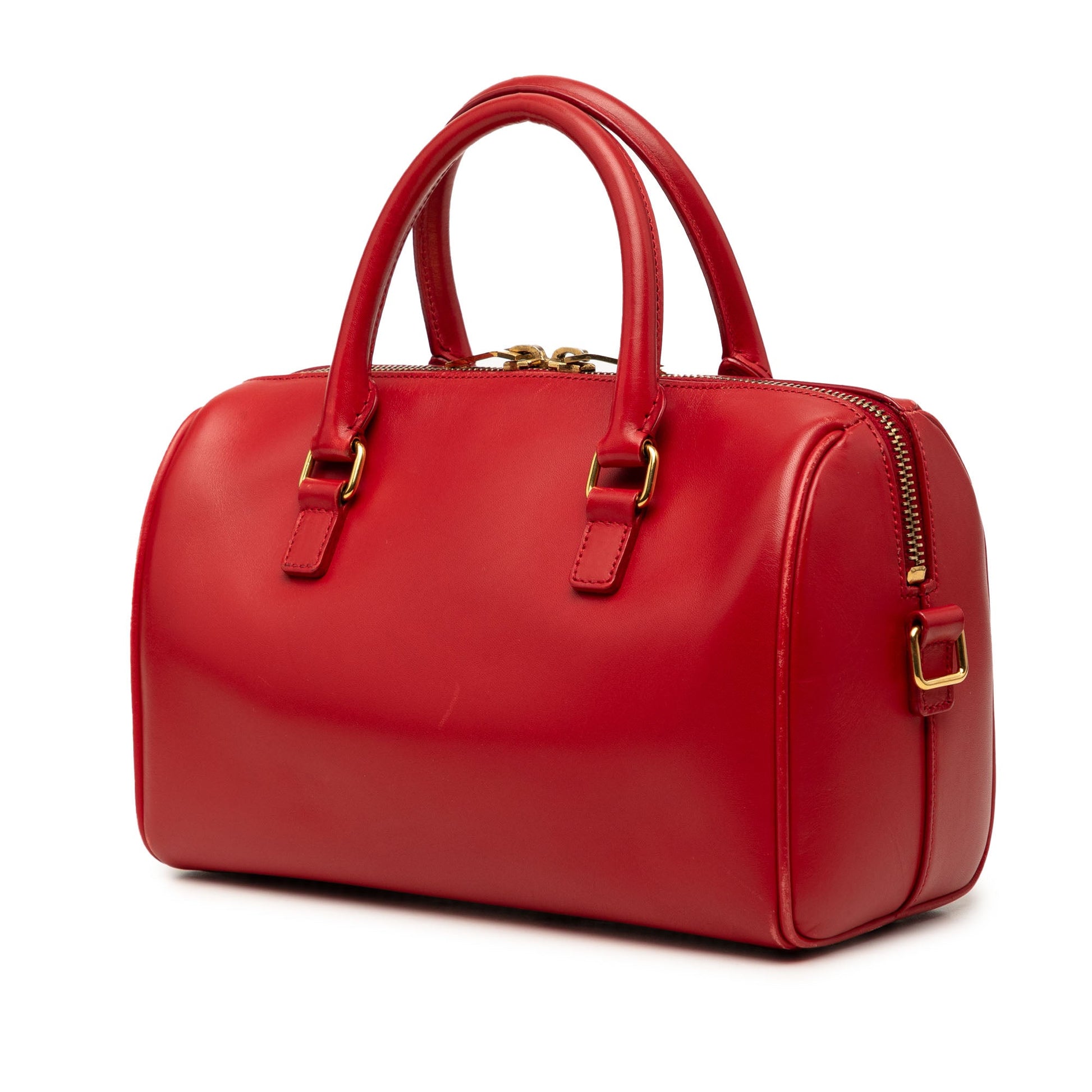Saint Laurent Baby Leather Classic Duffle Satchel
