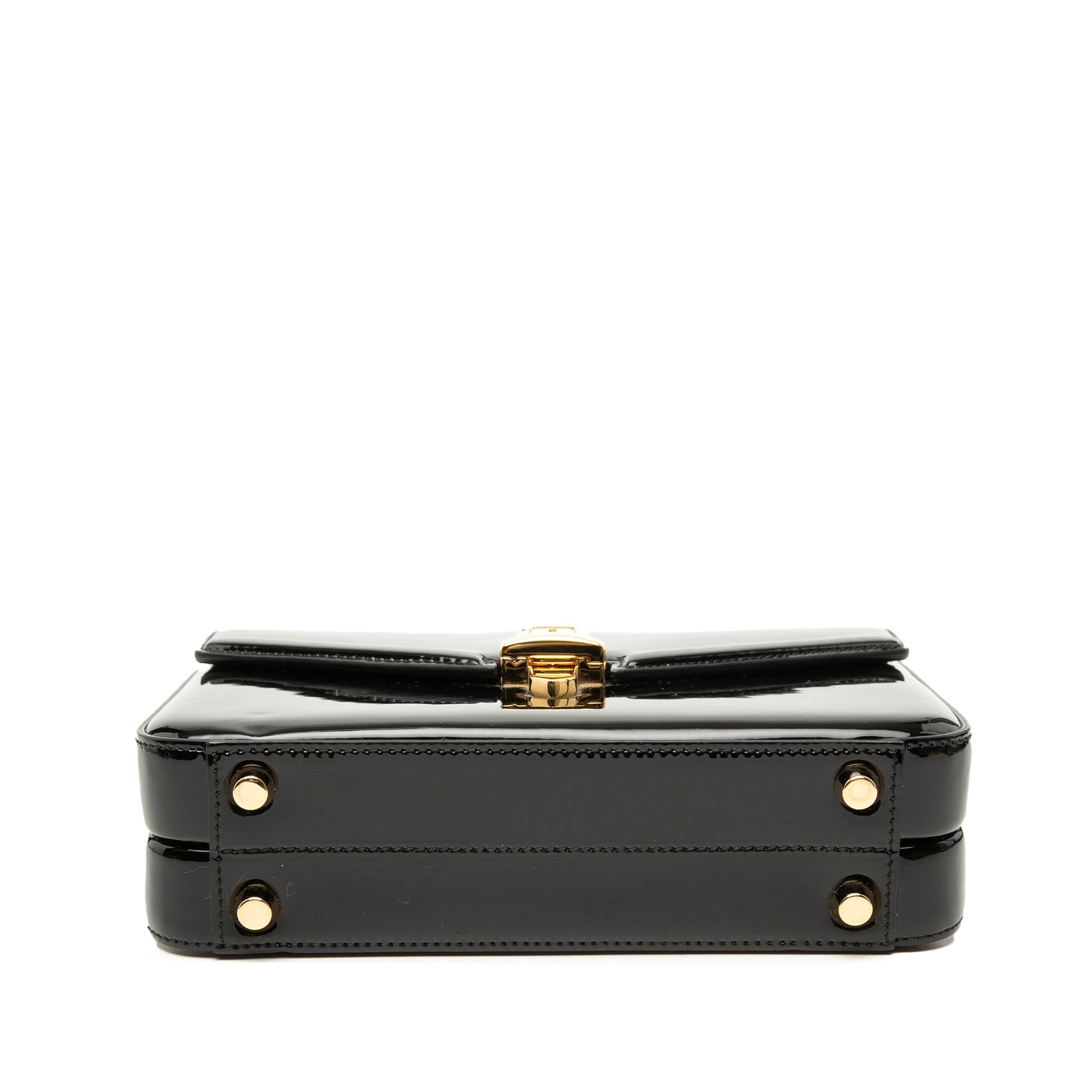 Gucci Mini Patent Sylvie 1969 Top Handle Bag