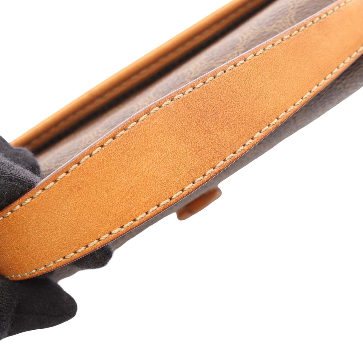 Celine Macadam Coated Canvas Handbag