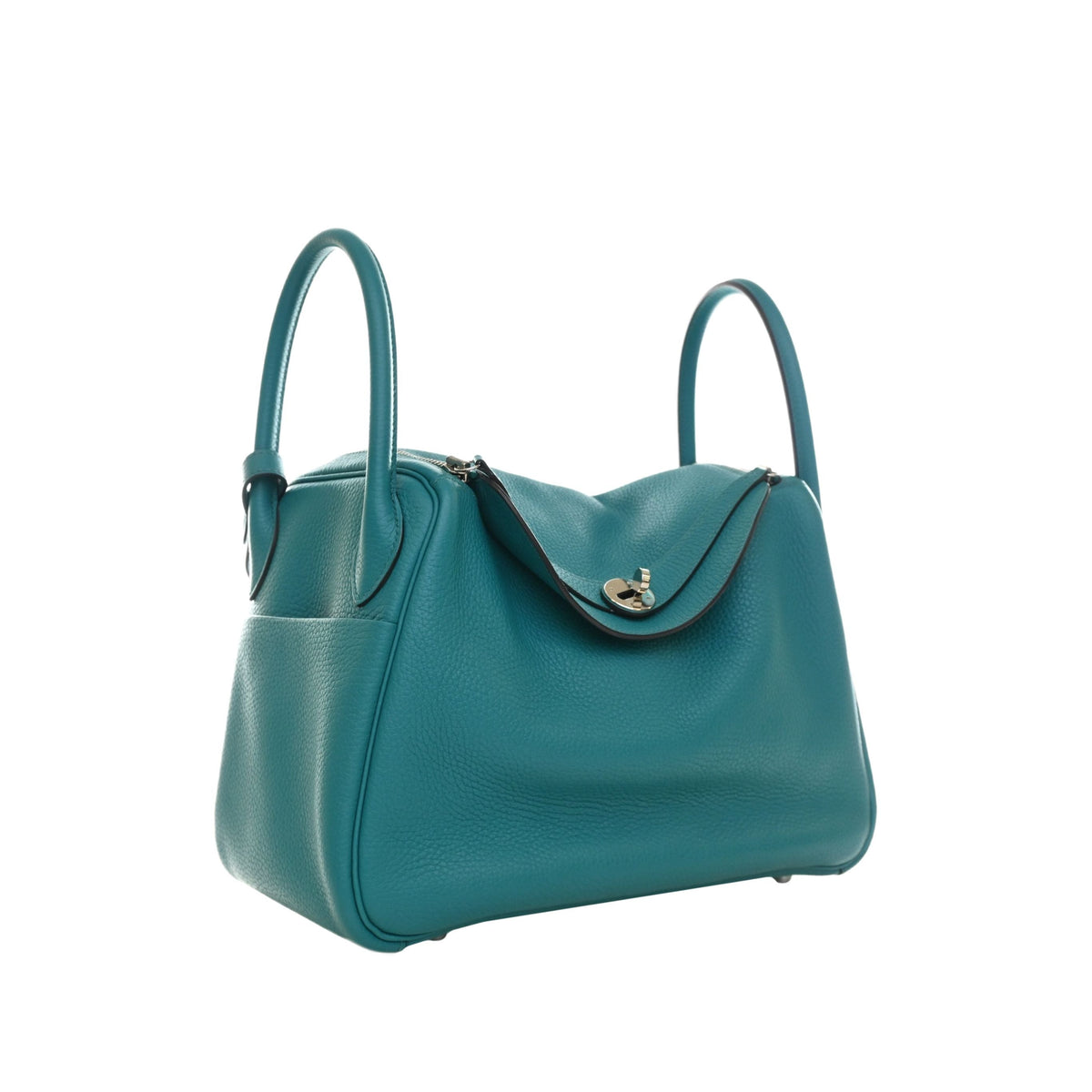 Hermès Clemence Lindy 30 — Blue